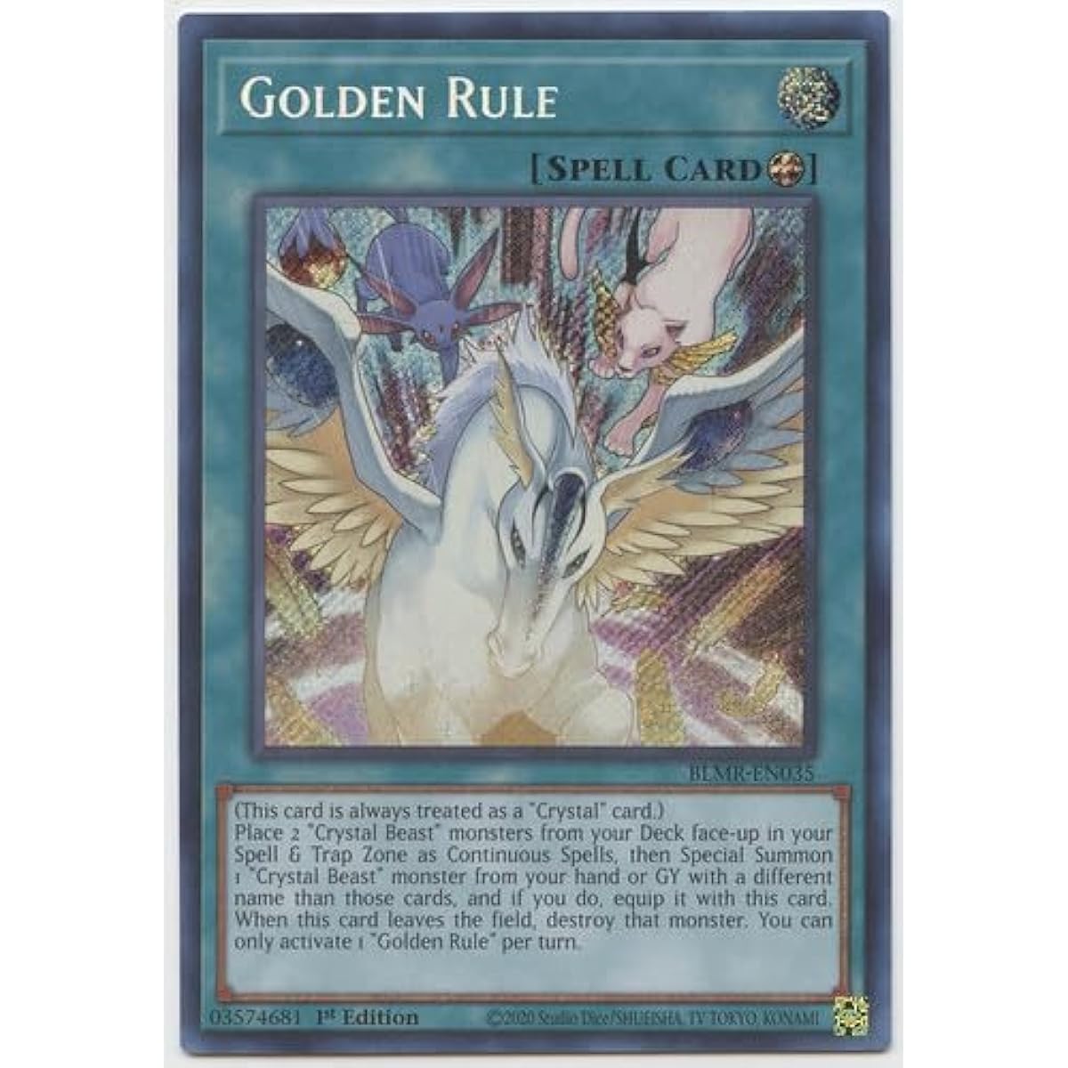 Golden Rule BLMR-EN035 Secret Rare 1st Edition