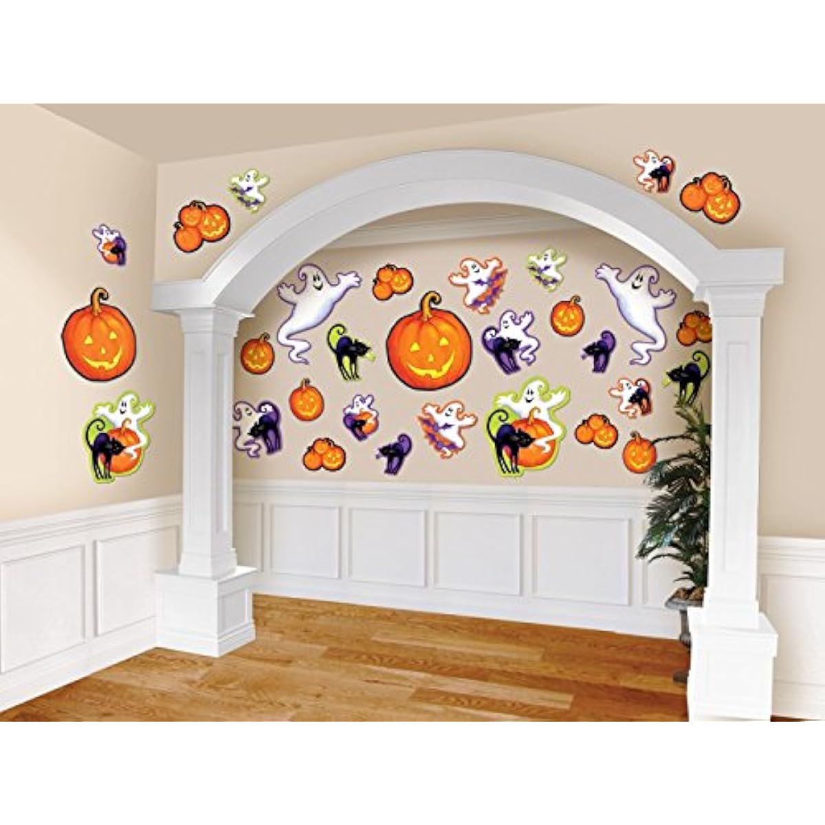 Cute Halloween Letter Paper Cutouts (30 Count)