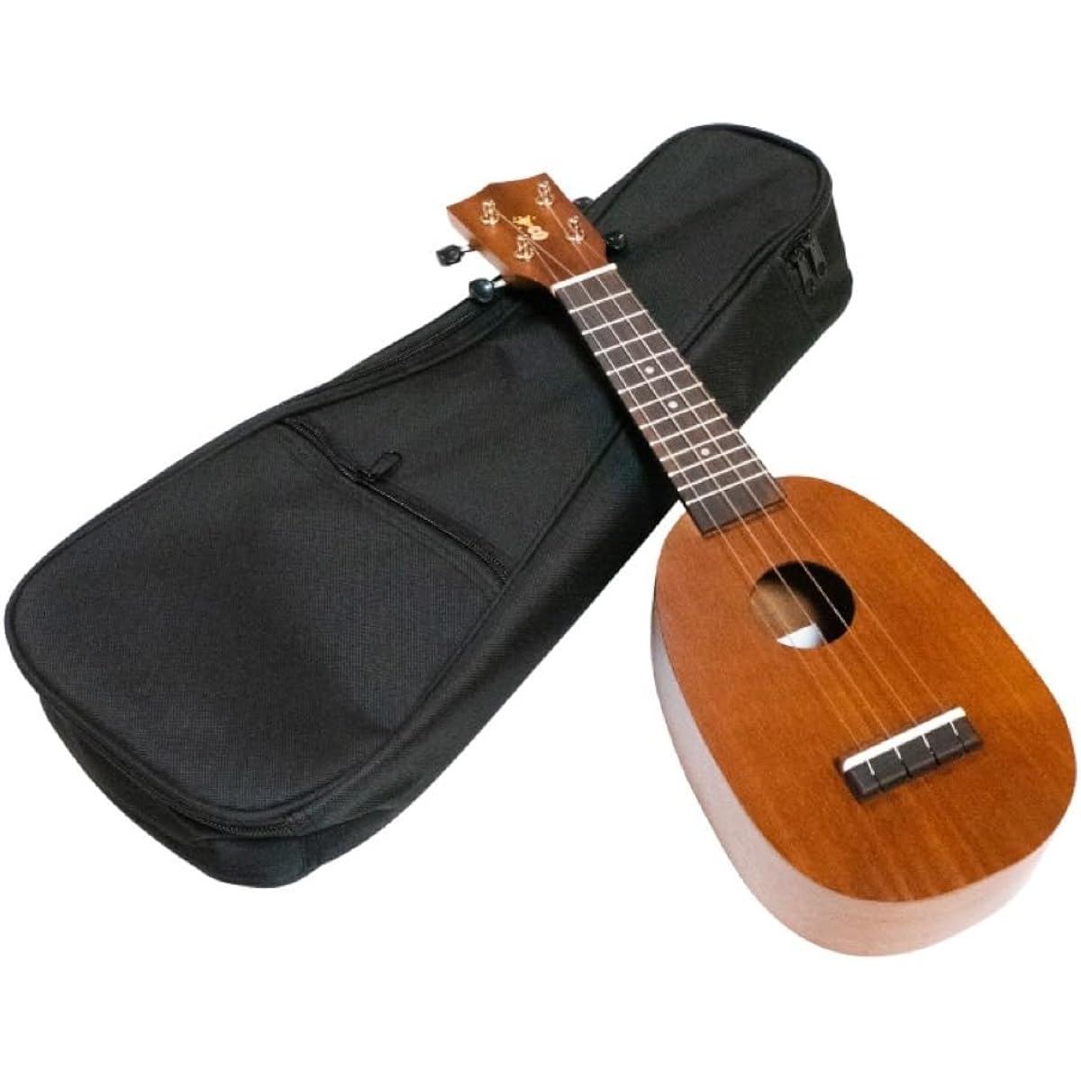 KIWAYA U-trip02 Ukulele Baby Size with Soft Case Pineapple Shape