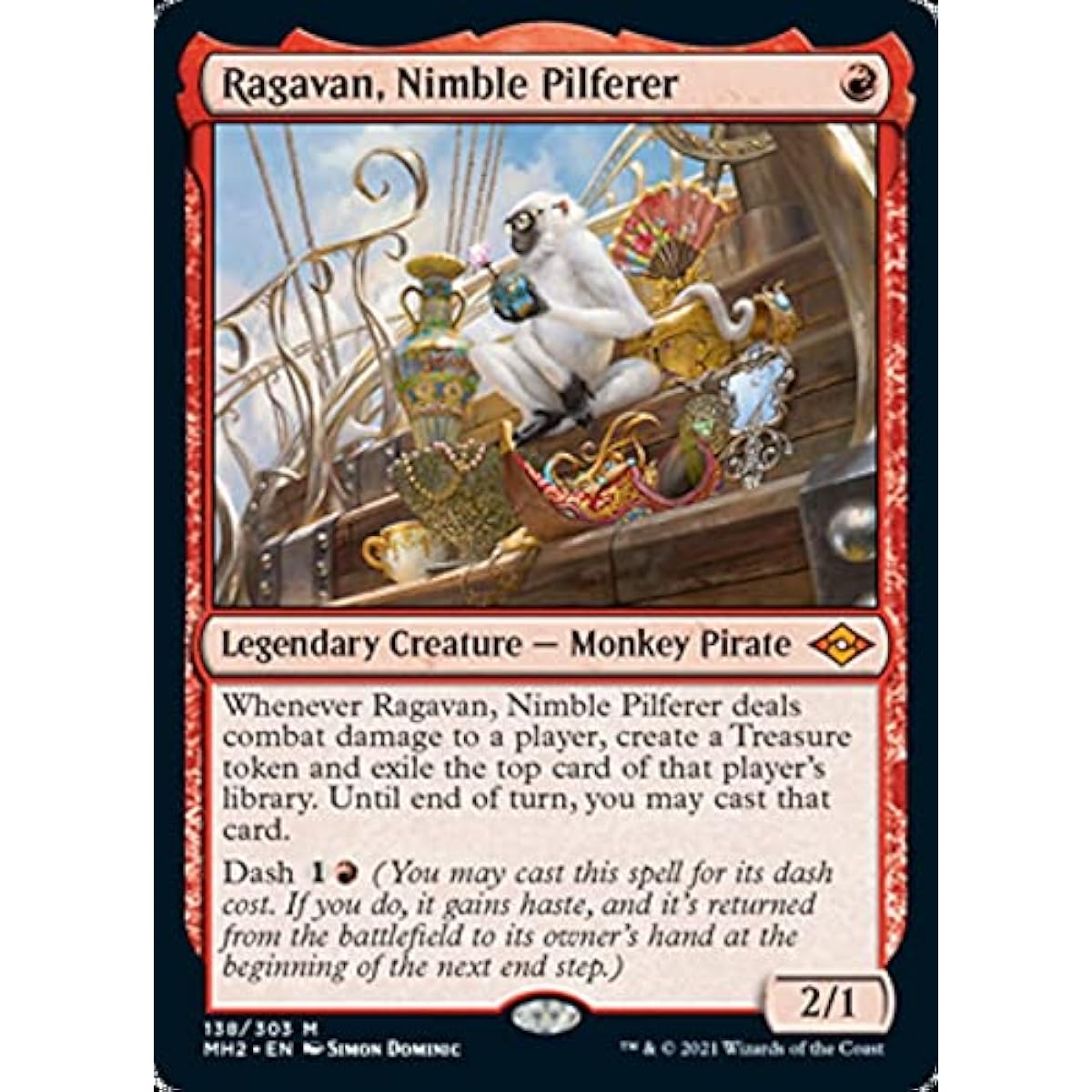 Magic: The Gathering - Ragavan, Nimble Pilfer (138) - Modern Horizons 2