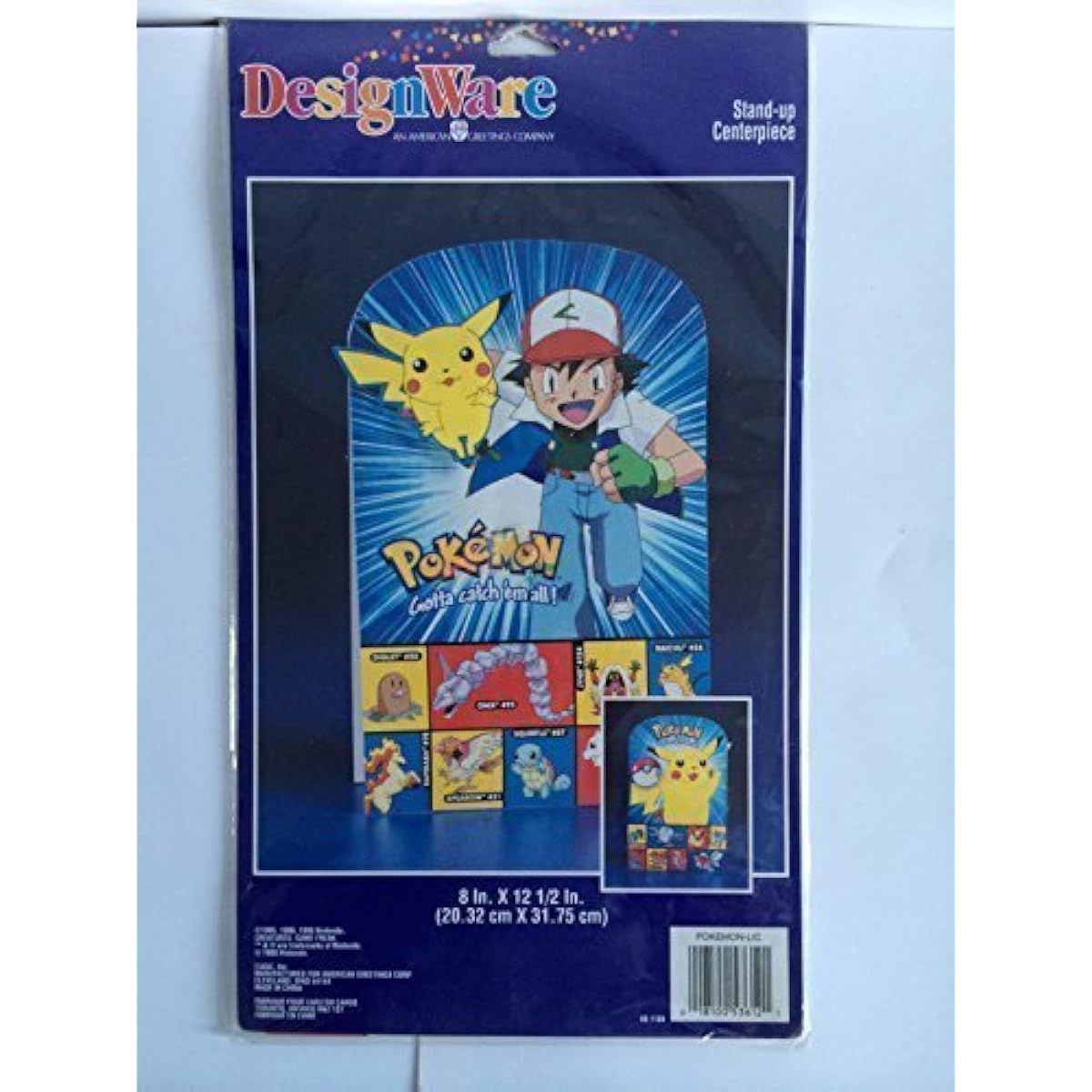 Pokemon Pikachu ' stand-up Centerpiece ( 1ct )