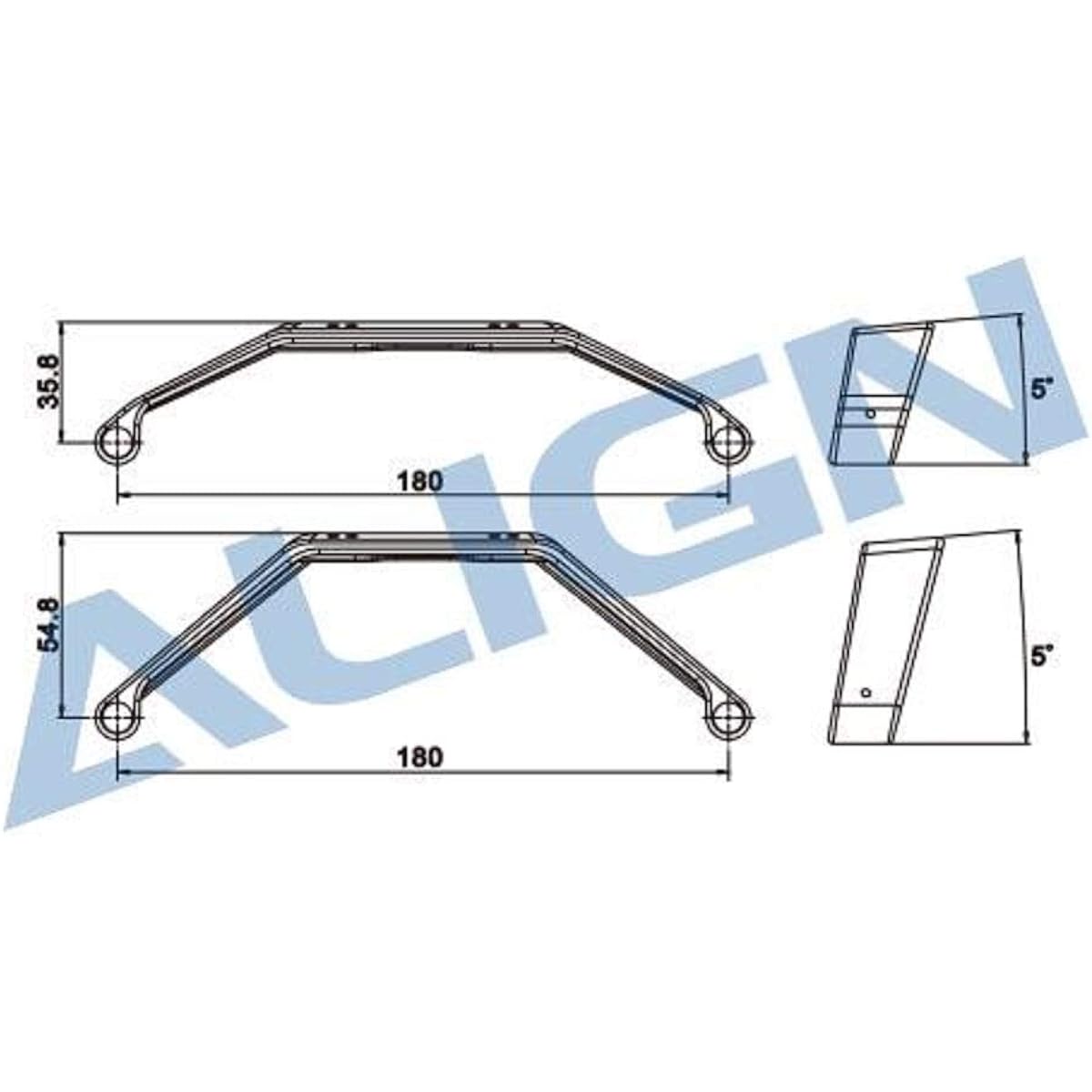 700X Landing Skid H70F001XXT