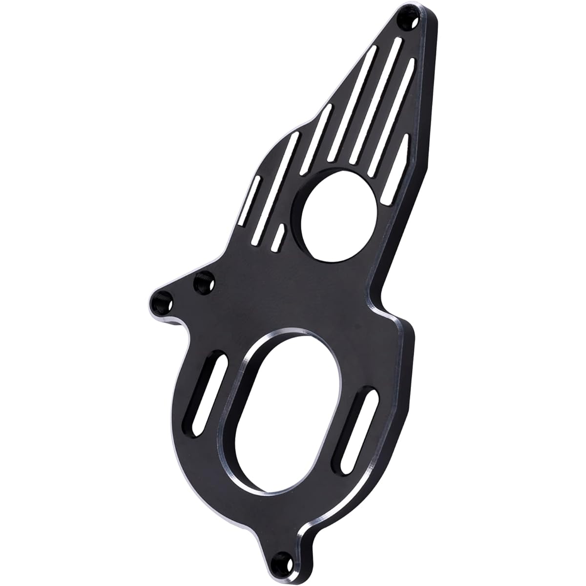 Aluminum Motor Mount for Arrma Granite Mega Typhon/Big Rock/Senton 3S Outcast/Kraton 4S Model RC Car Monster Truck Buggy Replacement (Black)