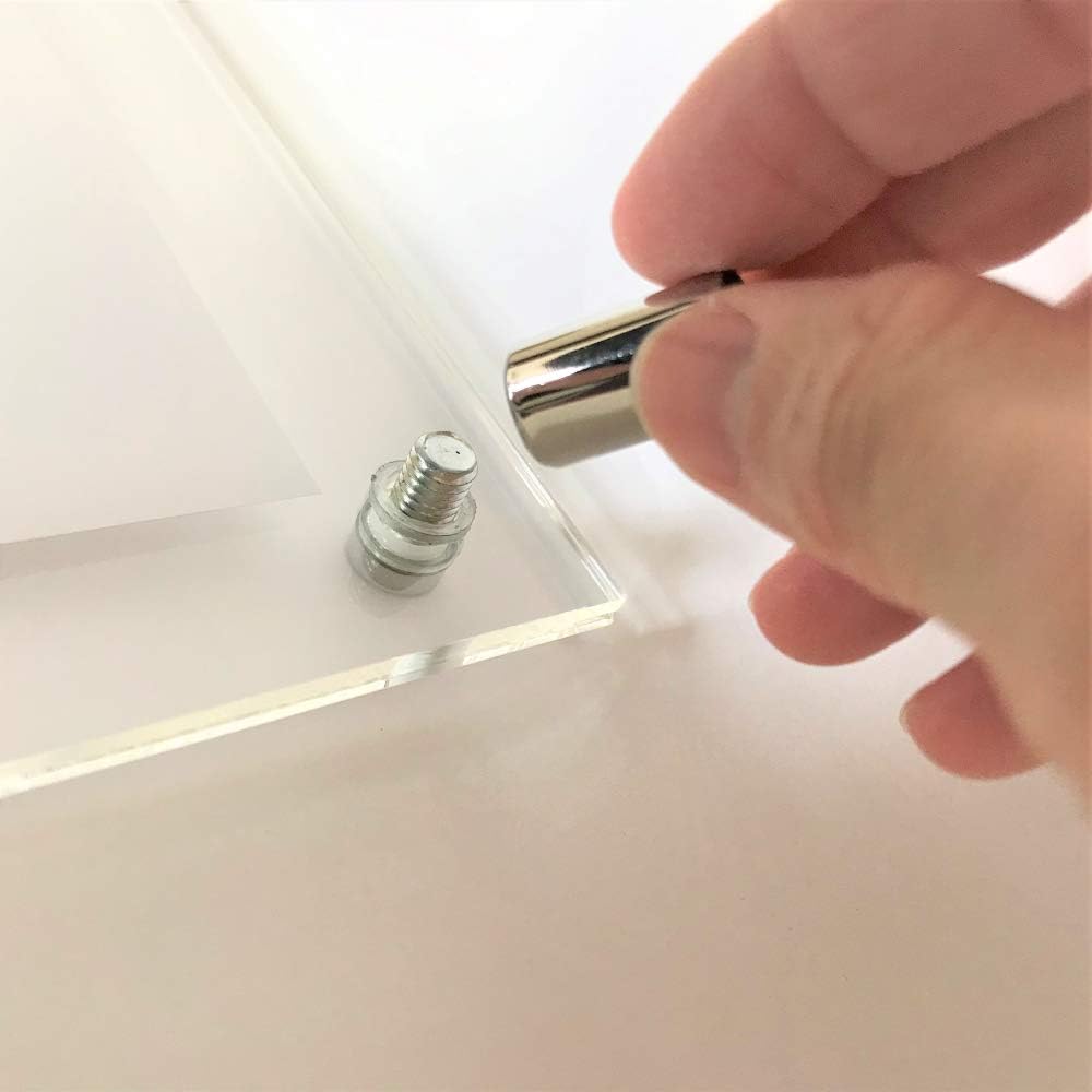 Muyo 5 Piece Acrylic Frame A3 Transparent Clear Wall Hanging Poster Frame Sign Frame