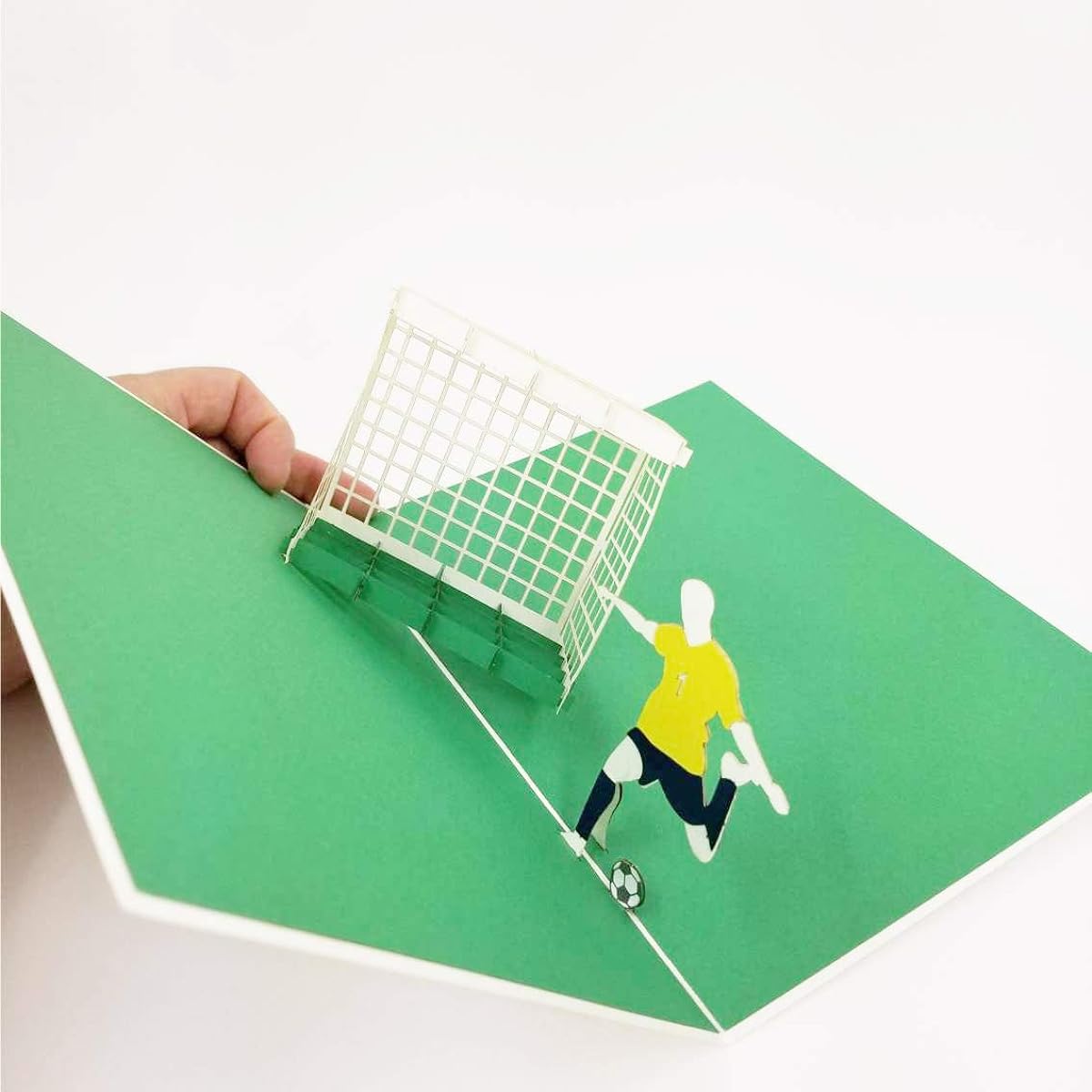 Soccer 3D Pop Up Cards, Soccer Happy Birthday Card, Thank You Card, Farewell Card, Congratulations Card, Graduation Card, Anniversary Card, Husband, Boyfriend, Son, Daughter | Pop Card Express