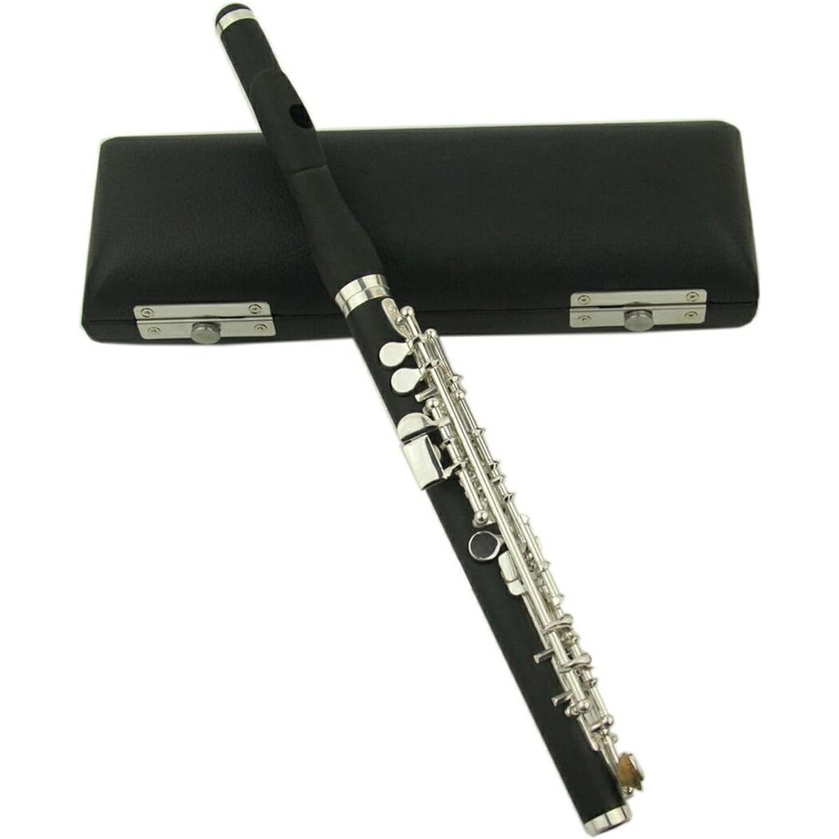 PEWETE Premium Piccolo Flute Instrument with Storage Case and Cleaning Cloth for Beginners and Kids Gift