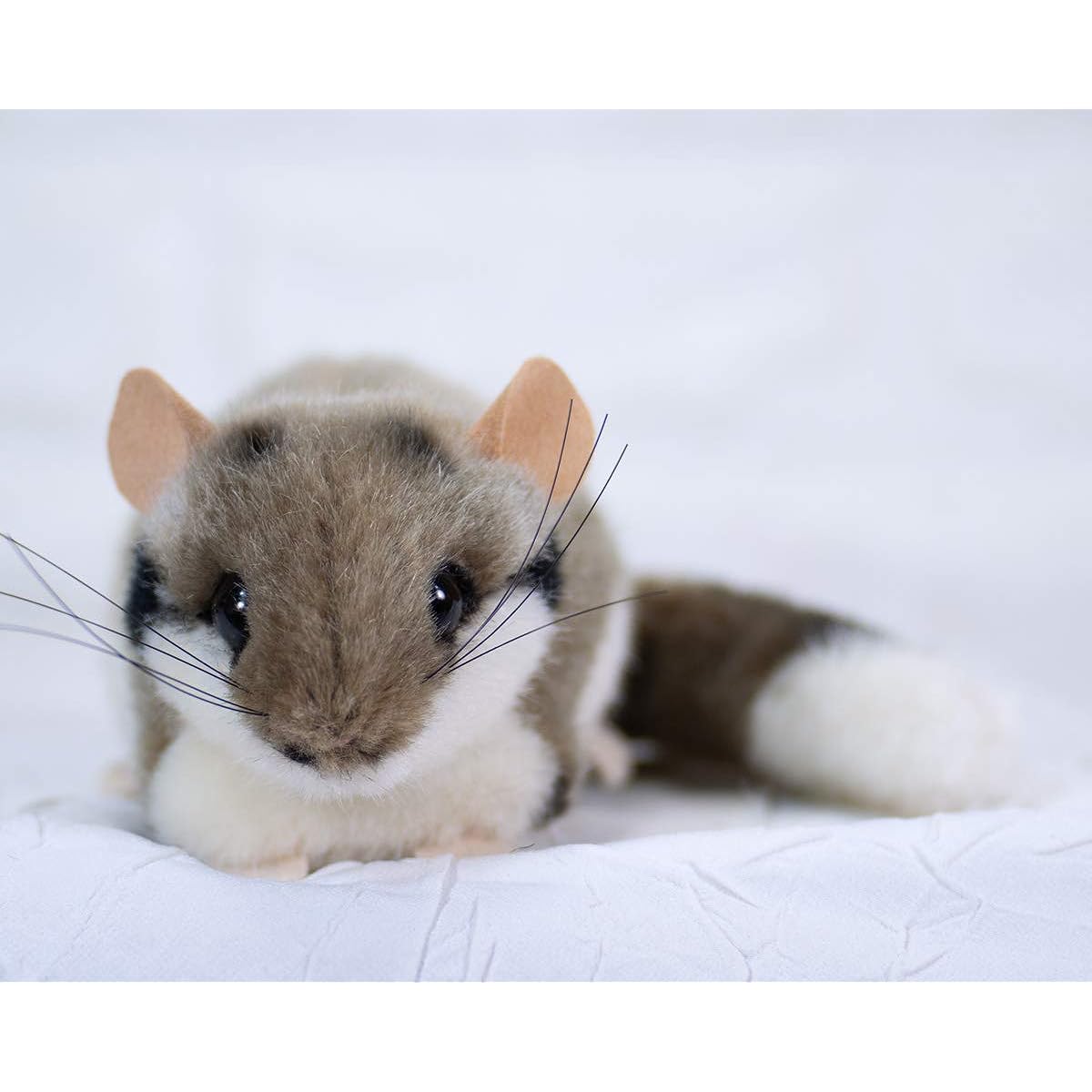 Kosen Plush Toy, 26cm Glasses Dormouse, Mouse, Garden Dormouse, Realistic Animal