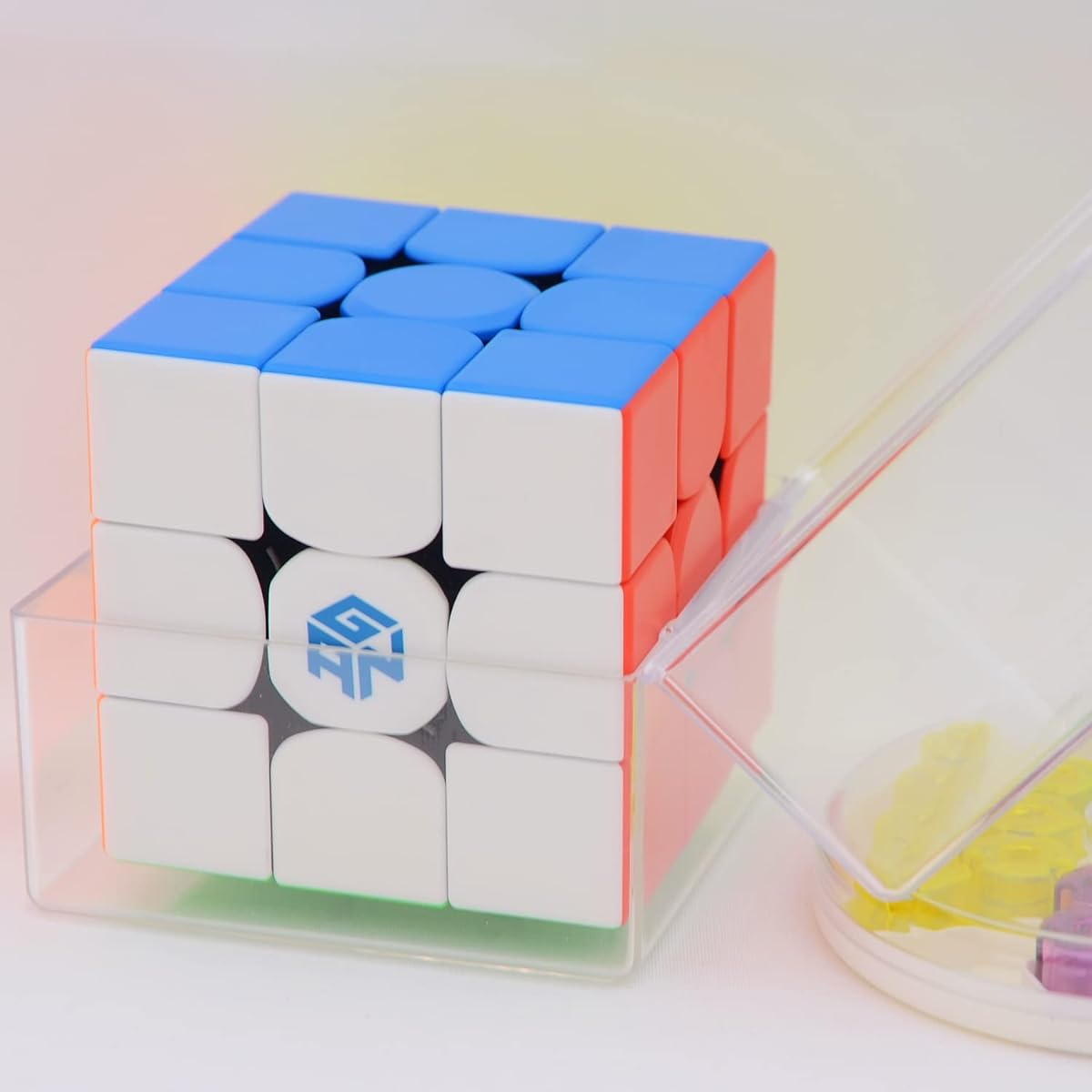 Bukefuno GAN 356 M Standard Edition 3x3 Magnetic Speed Magic Cube Stickerless GAN356 M Additional GES 3x3x3 Speed Puzzle Cube GAN 356M Magic (Standard ver. 2020)
