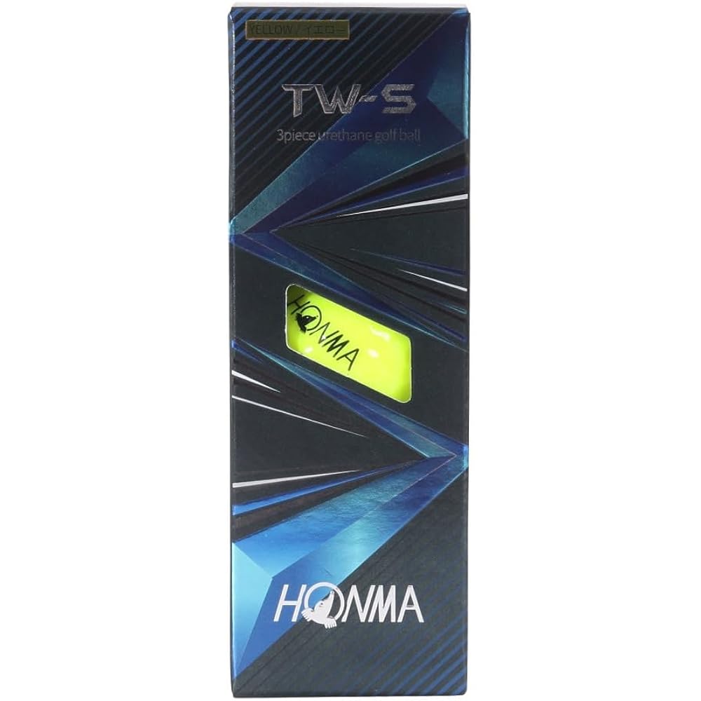 Honma Golf Ball TW-X TW-S 2021 1 Dozen 12 Balls White Yellow 3 Piece Tour Spin Distance TOUR WORLD Honma HONMA/TW-S_2021/Yellow