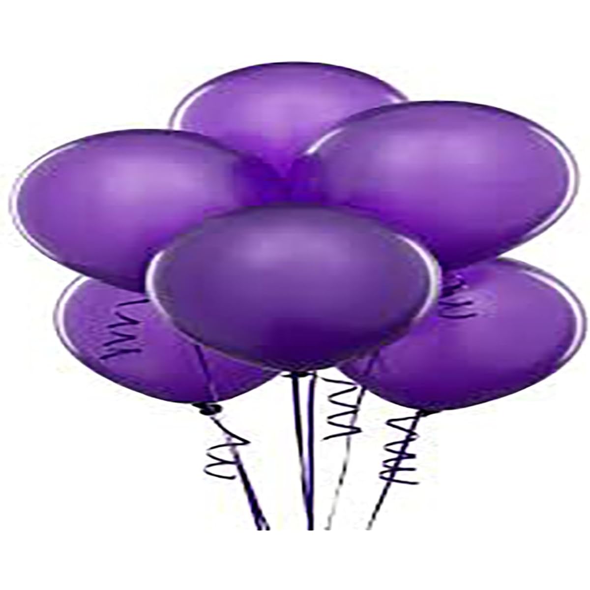 Amscan Pearl Latex Balloons (72 Pieces, 12 Inch, New Purple)