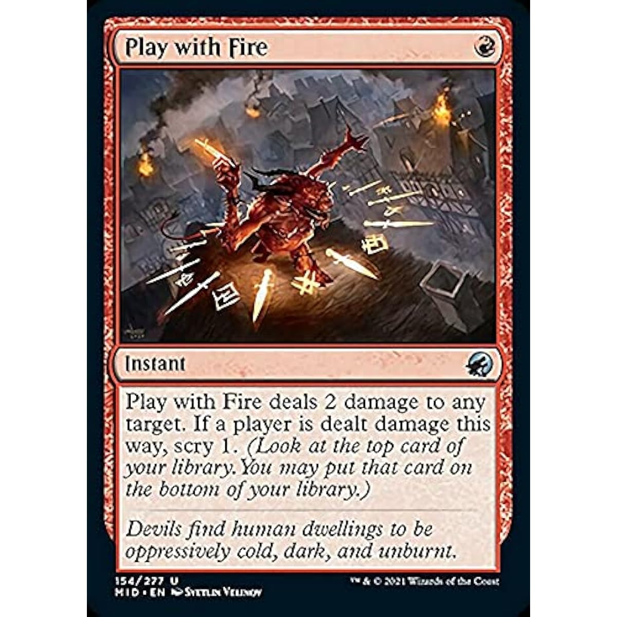 Magic: The Gathering - Play with Fire (154) - Innistrad: Midnight Hunt