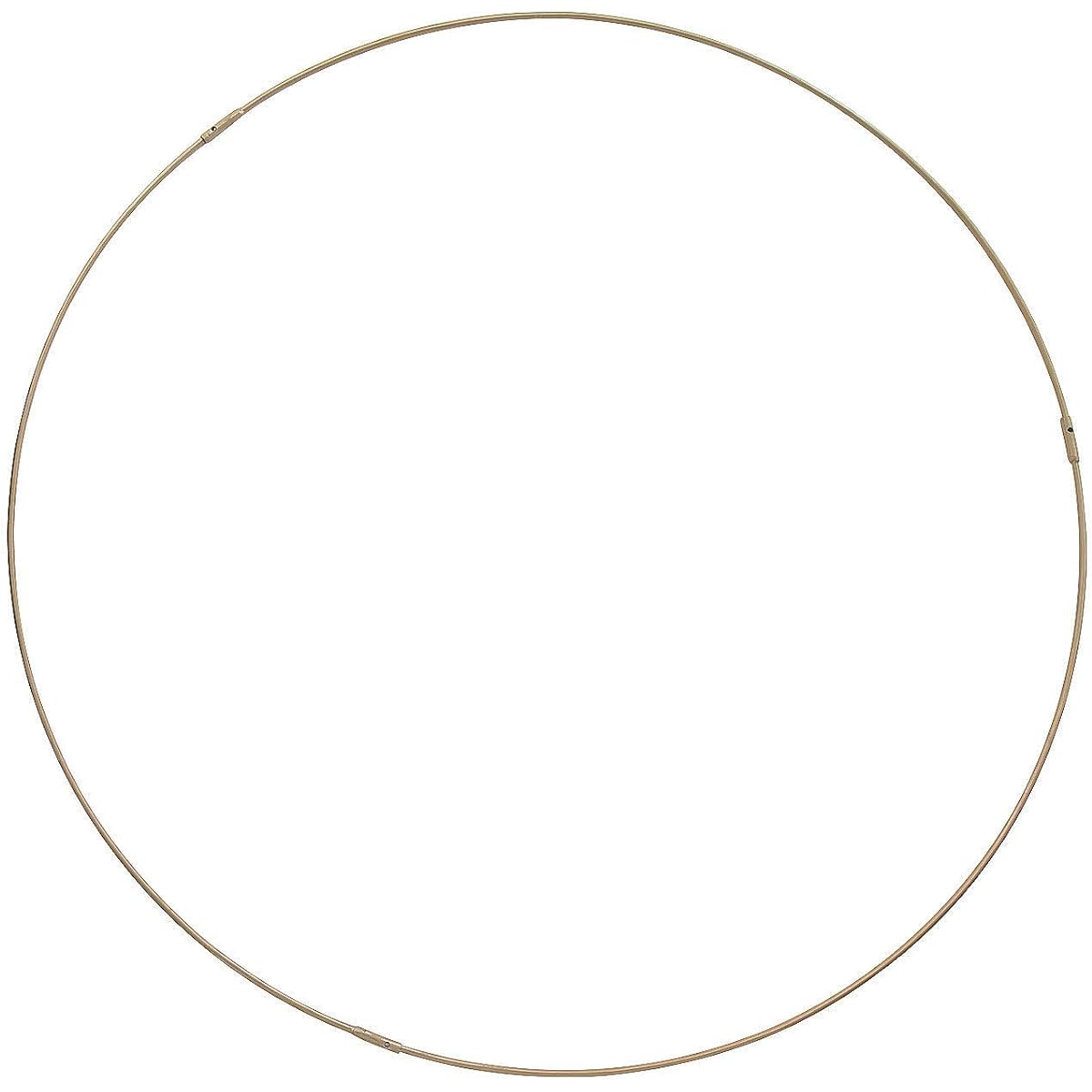 Gold Metal Hanging Hoop - 36" Diameter - Wedding and Home Decoration Craft Supplies - 1 Piece