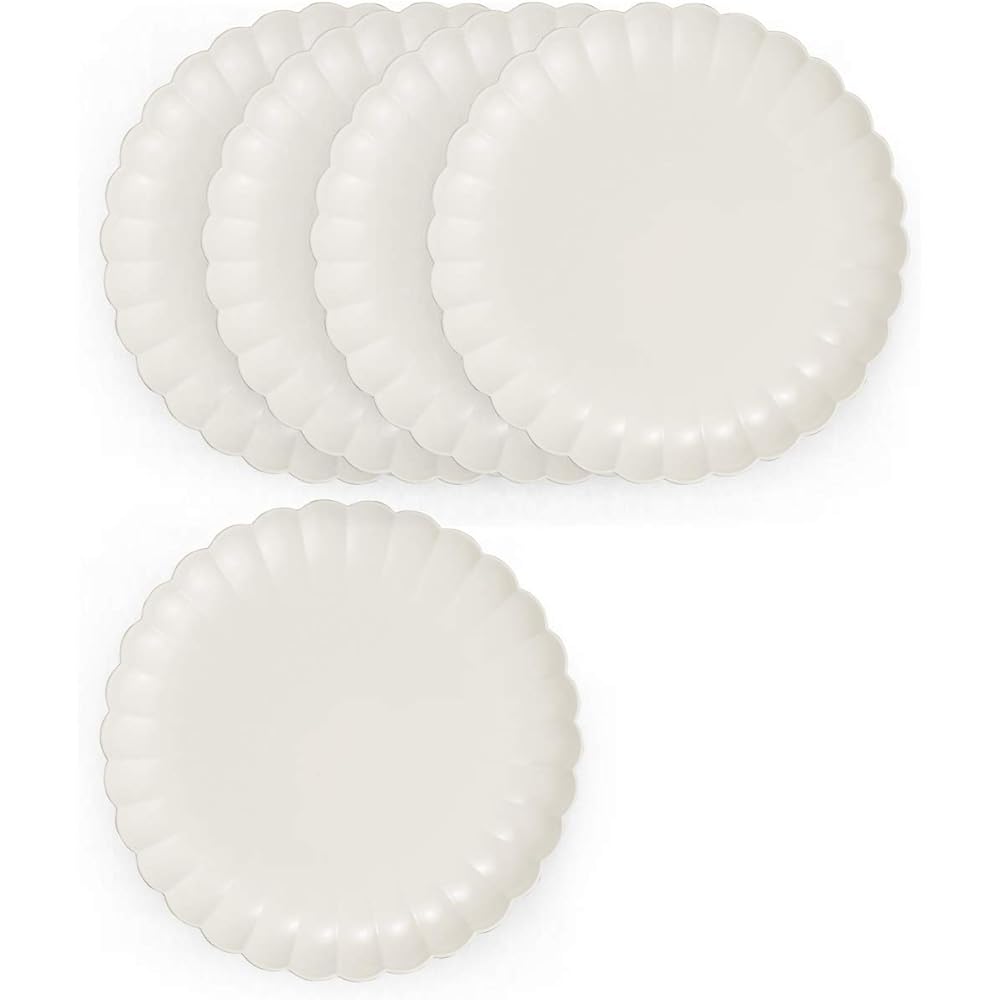 CtoC JAPAN Select Large Plate 256 x 187 x 40mm Small Flower Plates Pink CTC-127140 5 Pieces