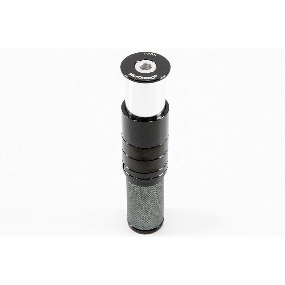 Added MicrOHERO protrusion to prevent rotation! Lightweight 136g Aluminum Alloy 1_1/8(28.6mm) OS Column Extension Adapter NG-01 Salvation for forks that cannot be used due to a shortened column!