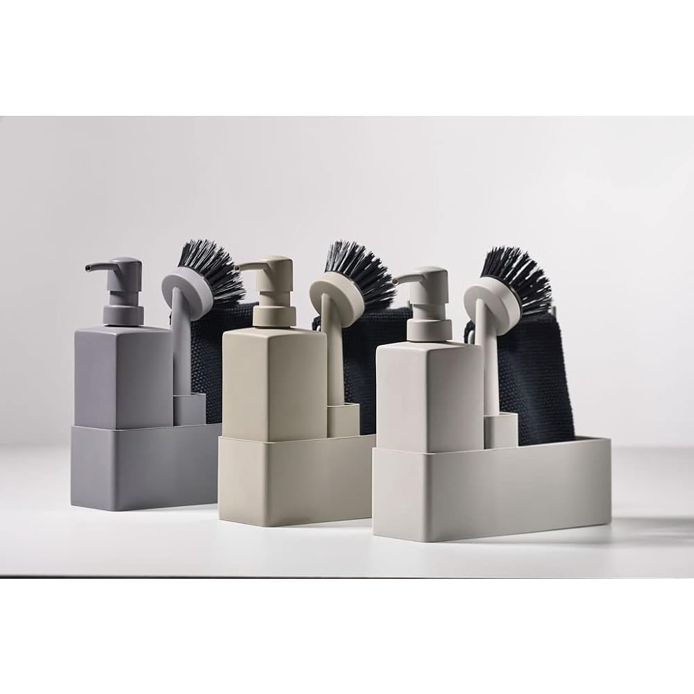 ZONE Dishwashing Set Cool Gray 19x6xH21cm 15241