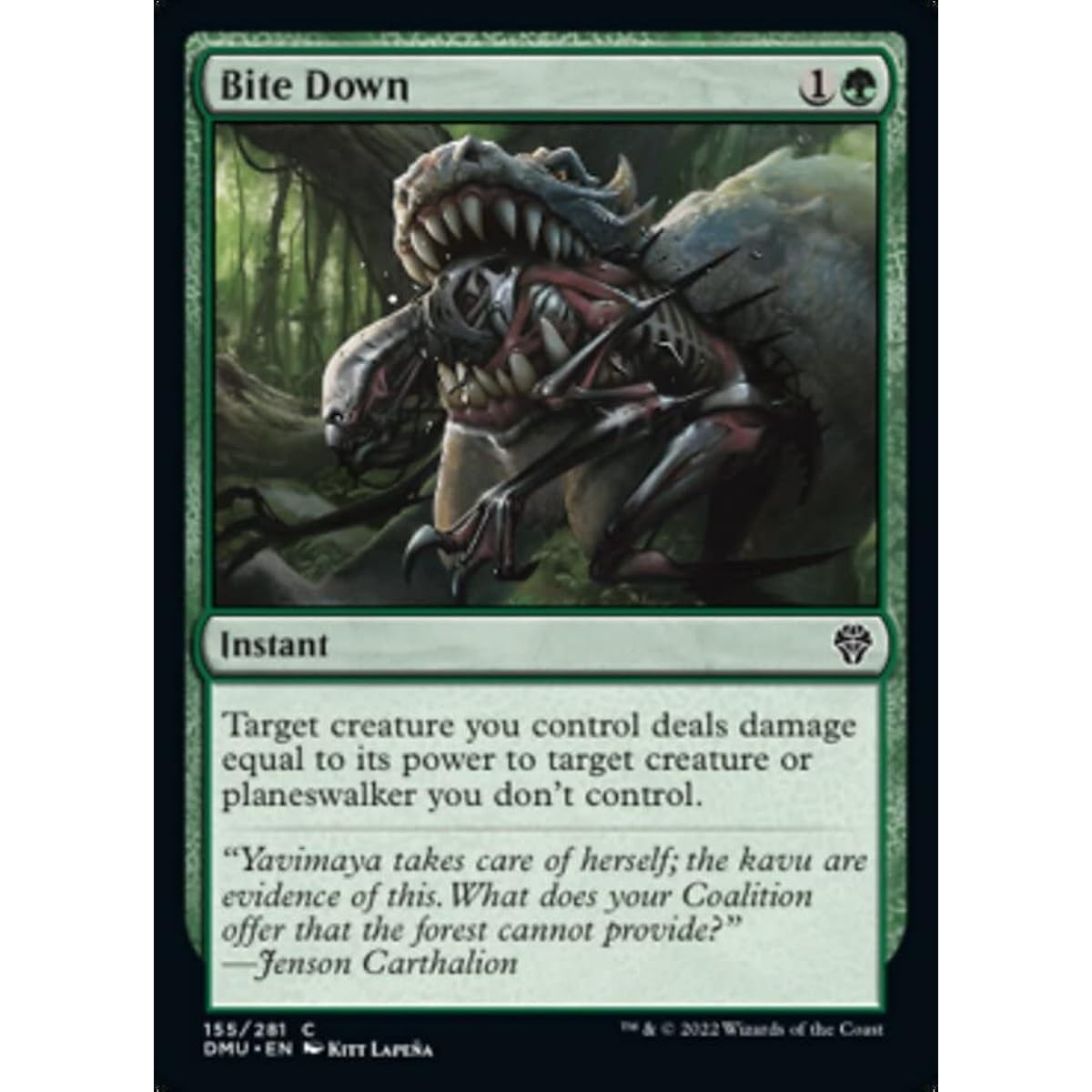 Magic: The Gathering - Bite Down (155) - Dominaria United