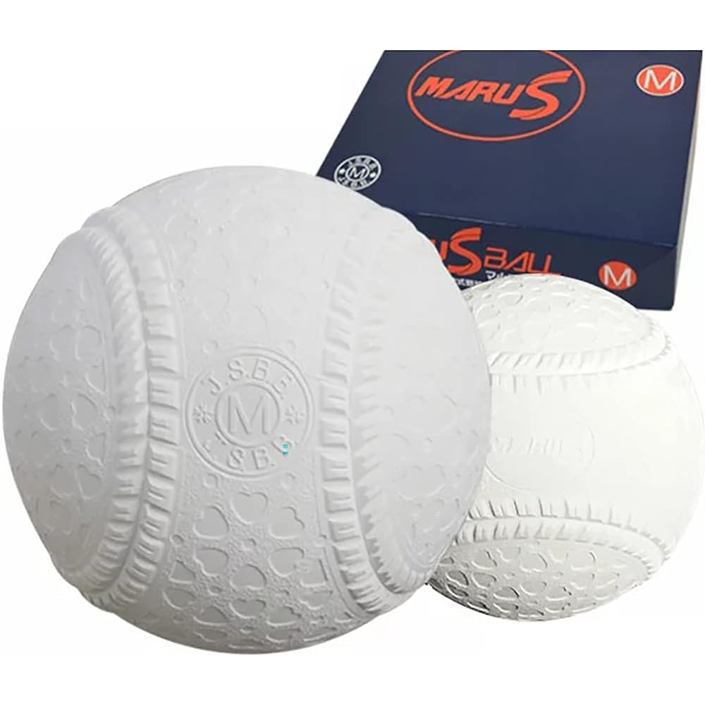 Daiwa Marusu Soft Ball M No. (Softball Official Ball) 1 Dozen 12 Balls MARUS-M-1
