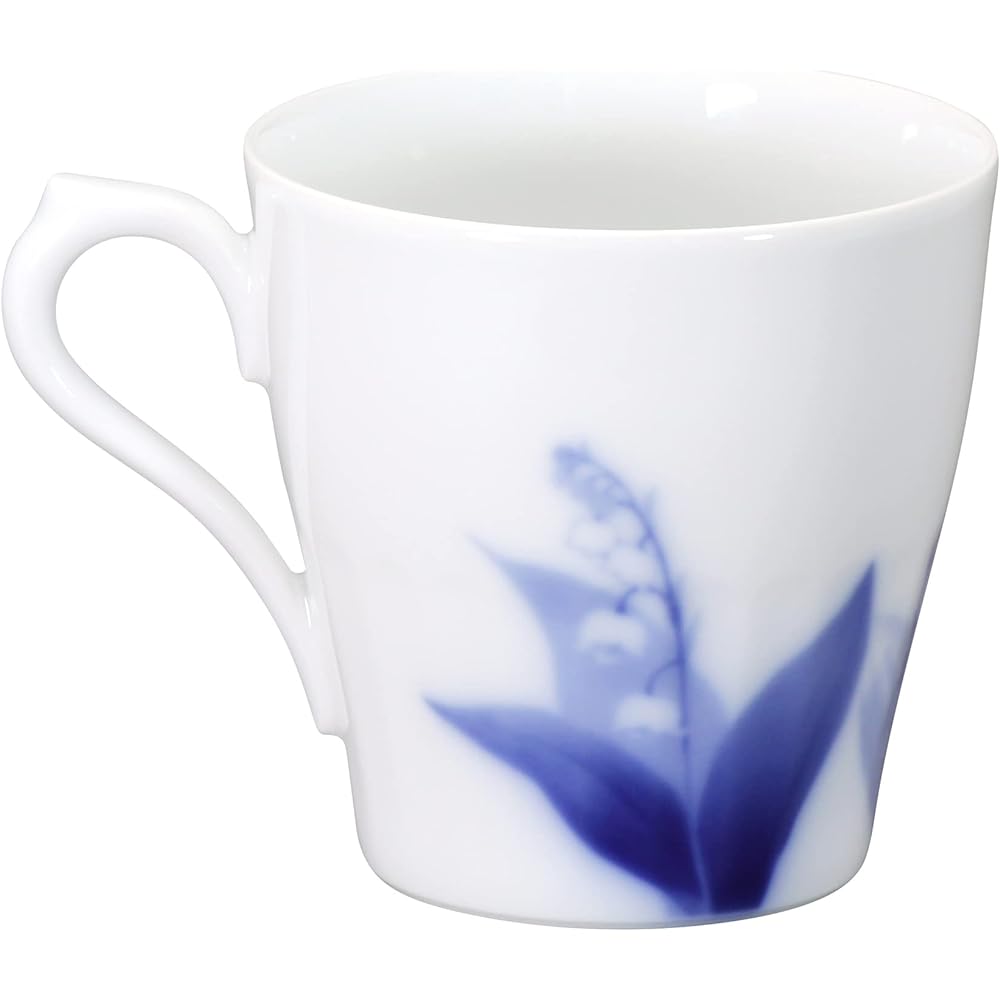 Okura Touen <Direct store only> Suzuran Mug <Microwave safe> Official gift wrapping 114C/B033-RB