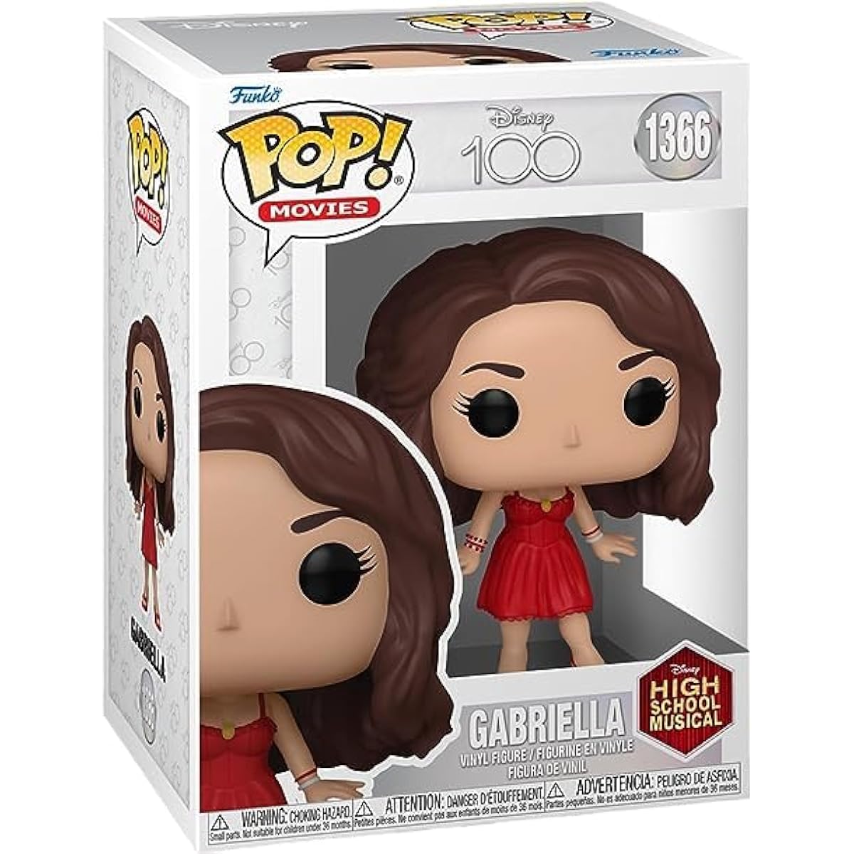 Funko Pop! Movies: Disney 100 - High School Musical Gabriella Byron with Attic Protector