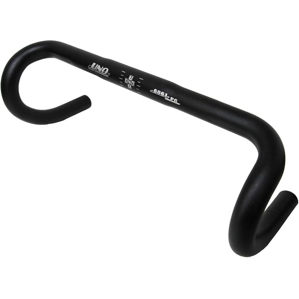 kalloy Aluminum Drop Handlebar Bicycle Short Reach Clamp Diameter: φ26.0mm Reach: 75mm Drop: 120mm Black Road Cyclocross Cycling HB-CR21