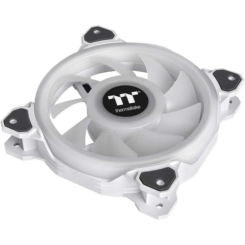 Thermaltake Riing Quad PLUS 12 RGB White PC Case Fan 120mm CL-F100-PL12SW-C FN1502