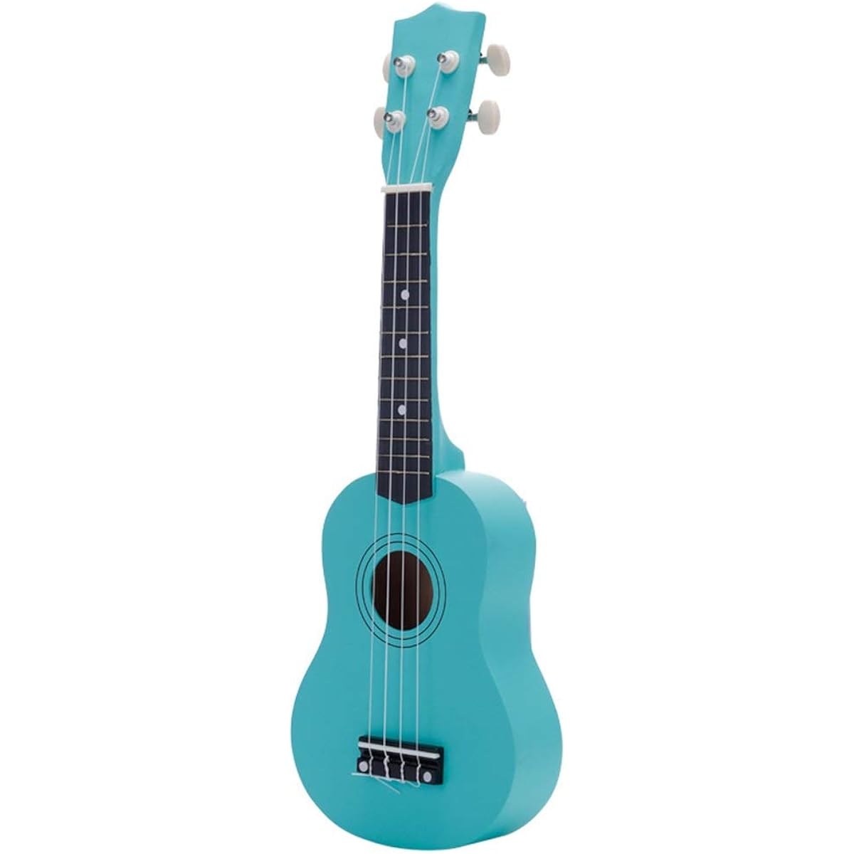 Ukulele 21 inch Blue Kids Ukulele 4 Strings Instrument Gift Concert Ukulele (Color: Blue, Size: 21 inches)