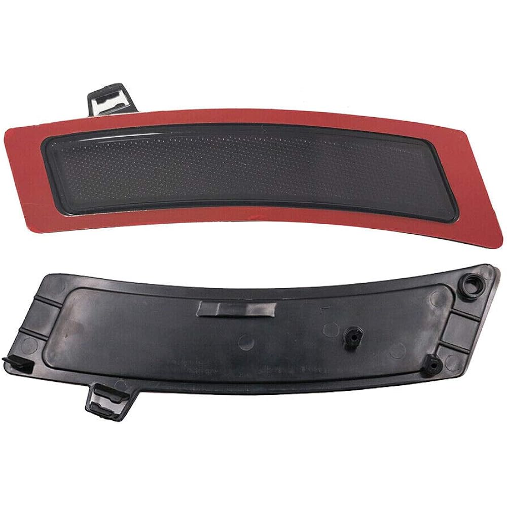 eLoveQ Dark Smoke Lens Front Bumper Side Marker Replacement Reflector Without Side Camera 2011-2013 BMW E70 X5 LCI Models