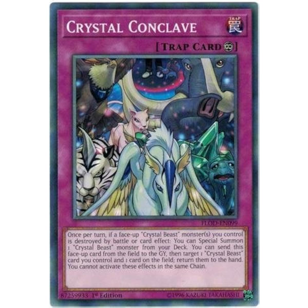 Crystal Conclave - FLOD-EN099 - Common - 1st Edition - Flames of Destruction