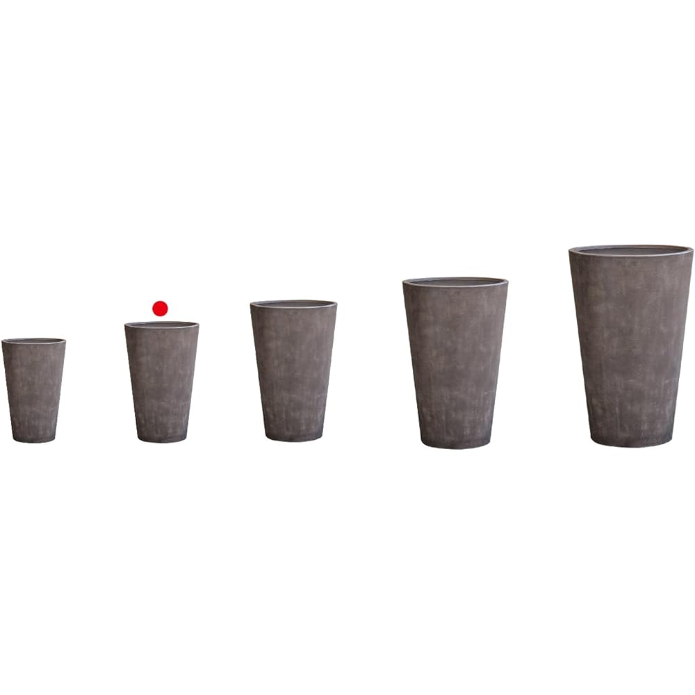 TERRA-MENT TallRound46 Dark Gray 910-227-811 Compatible pot: No. 9