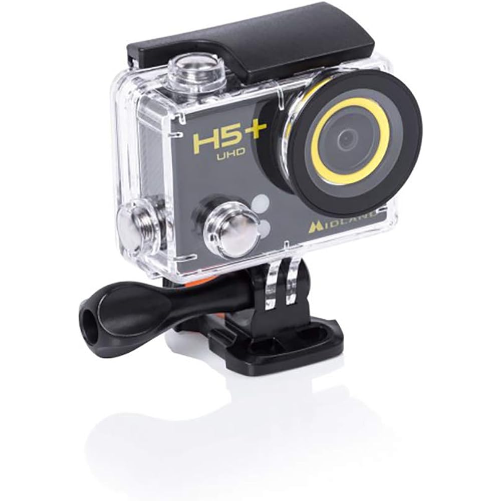 MIDLAND H5+ action camera (parallel import product) waterproof case, various mounts included, compact camera