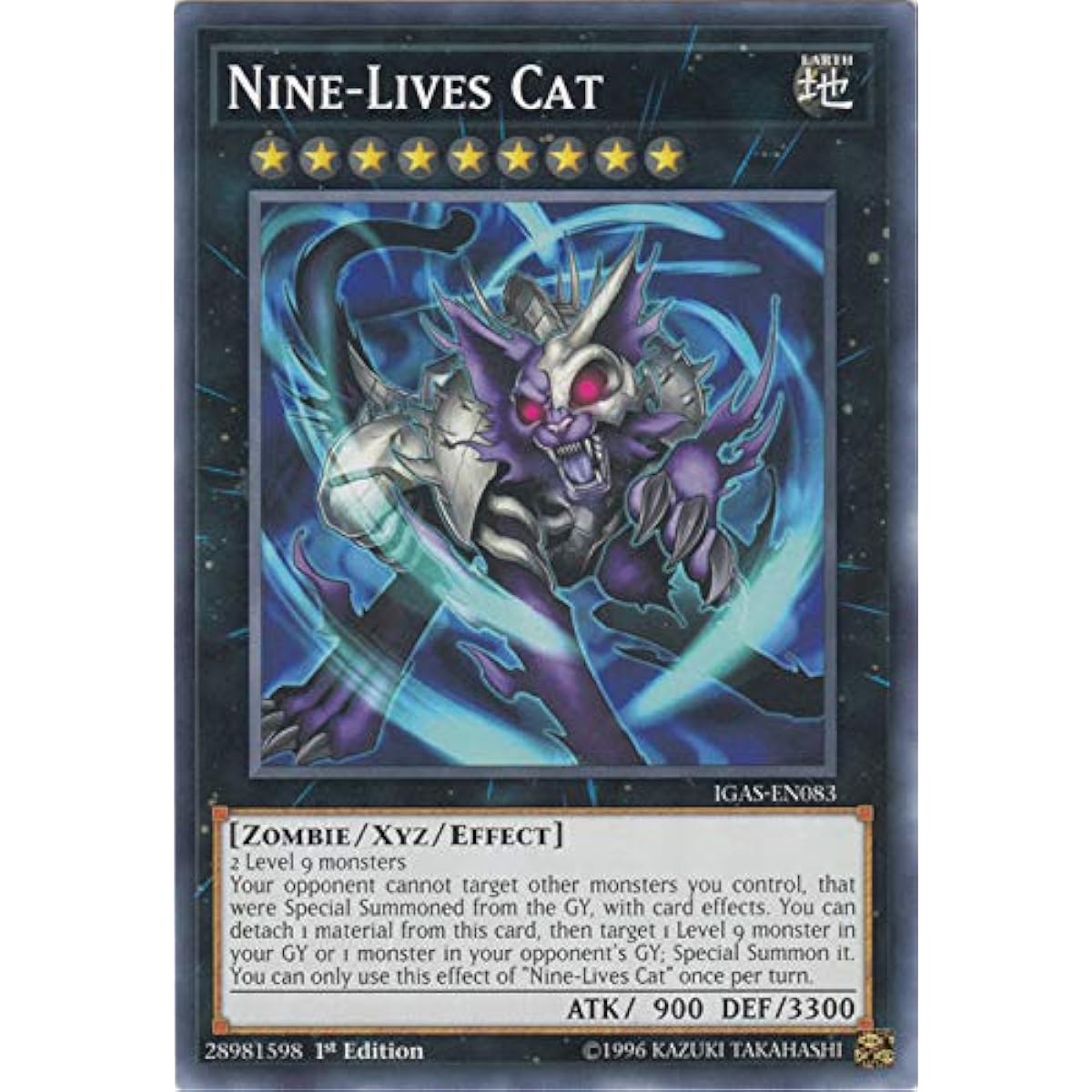 Nine-Lives Cat - IGAS-EN083 - Common - First Edition