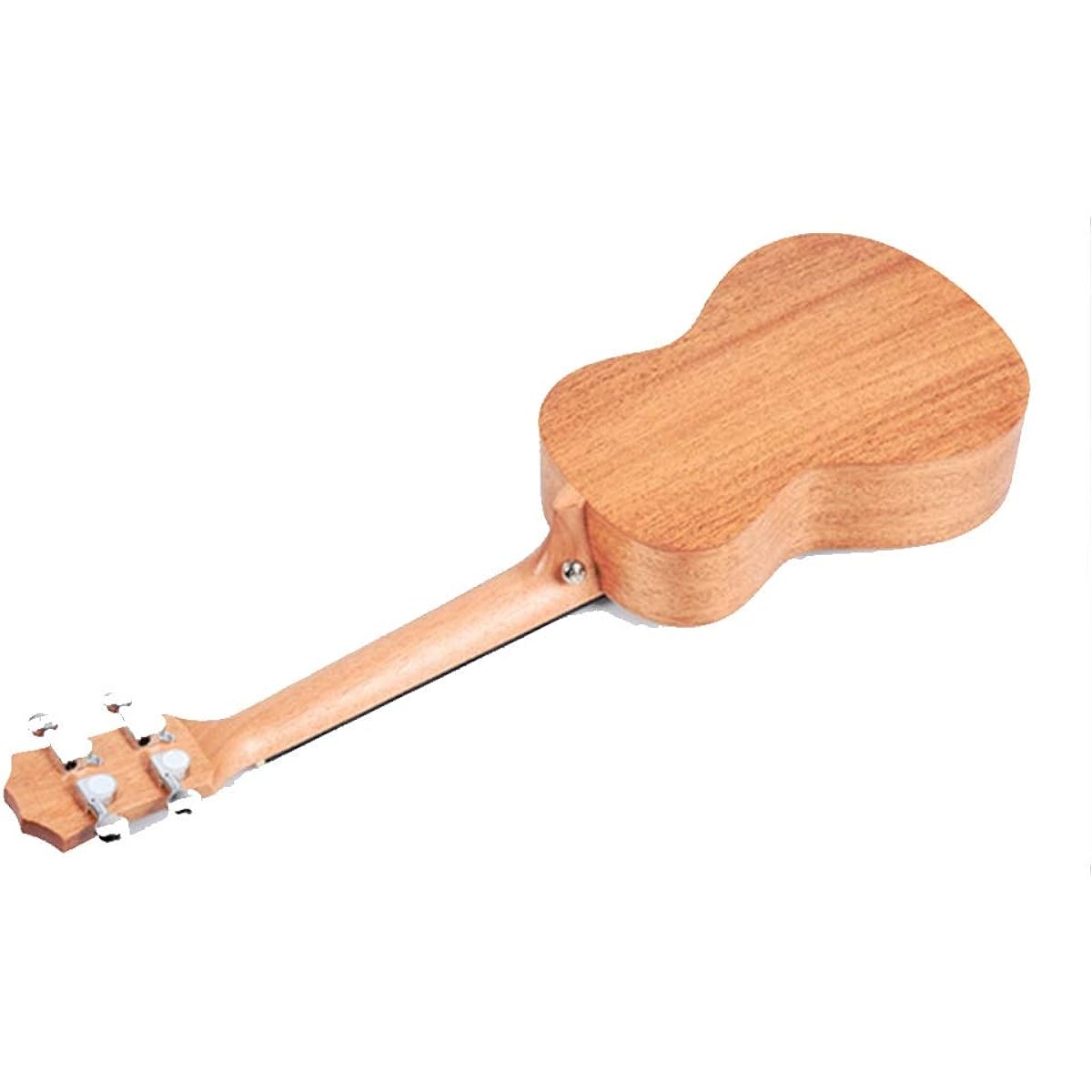 Ukulelete Mahogany Ukulele 4 String Hawaii Guitar Instrument Natural Gift Easy to carry anywhere (Color: Natural, Size: 23inches)