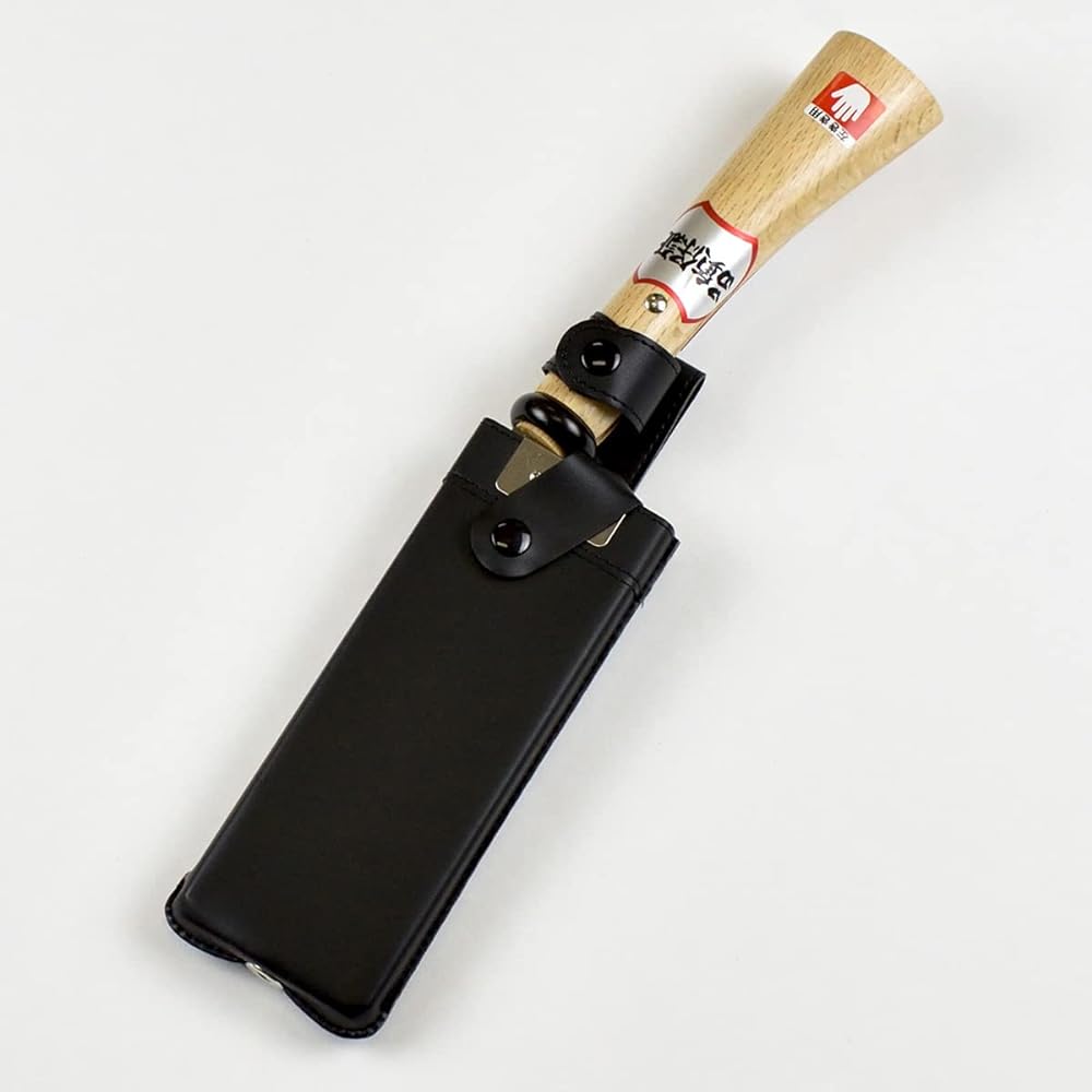 Aguri no Kura Left-hand machete with pod, 165 mm, with steel, made in Japan, made in Sanjo, Niigata Prefecture, for removing miscellaneous trees and branches, for camping and outdoor activities