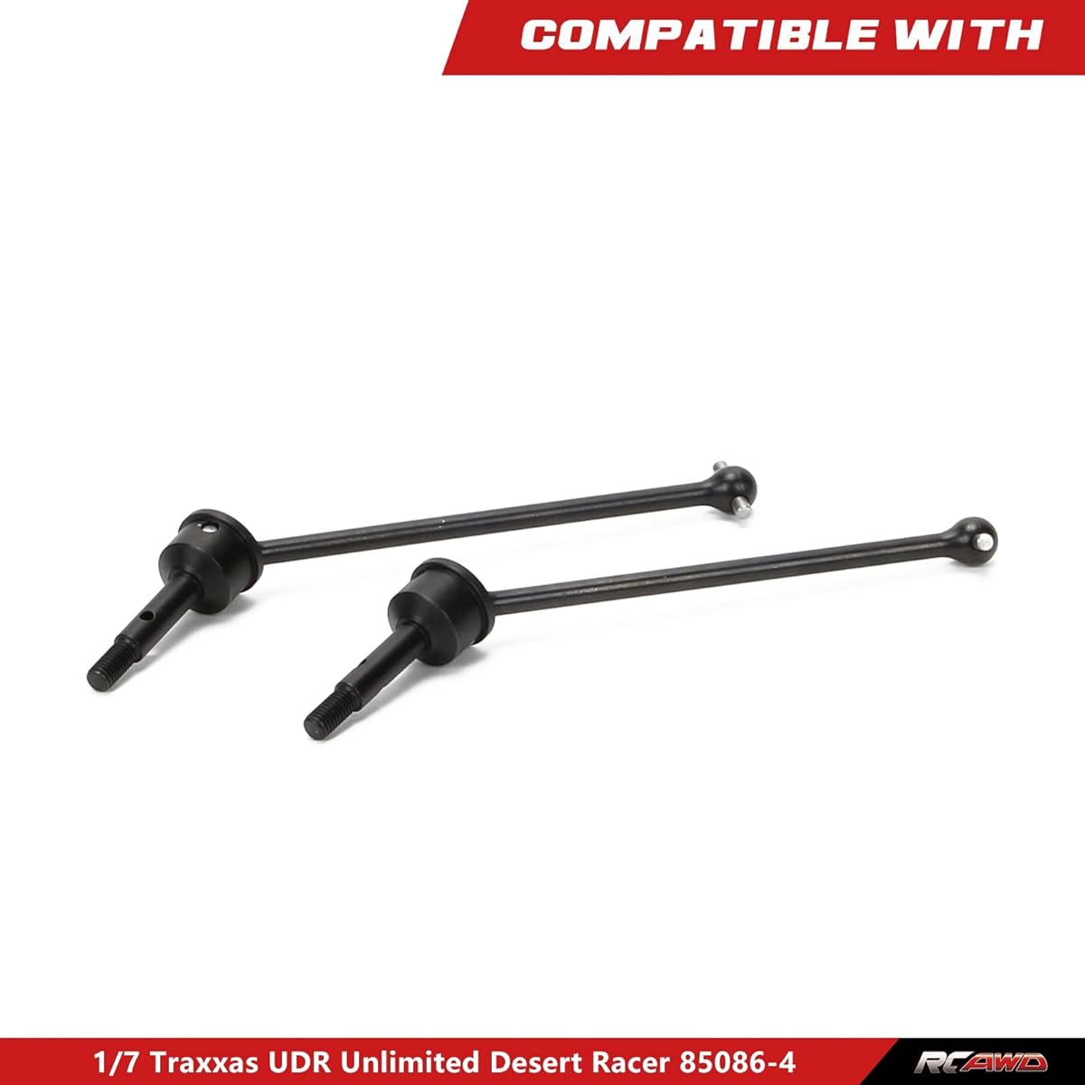 RCAWD Driveshaft 96mm & Stub Axle & Tweezers for 1/7 UDR Unlimited Desert Racer 85086-4 Upgrade CVD Driveshaft Front Aluminum Hop Up Part #8550 8553 Black