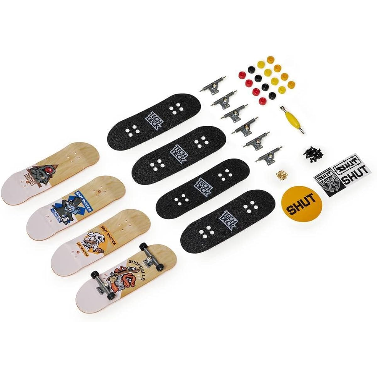 Tech Deck Shut Fingerboards 4 Pack