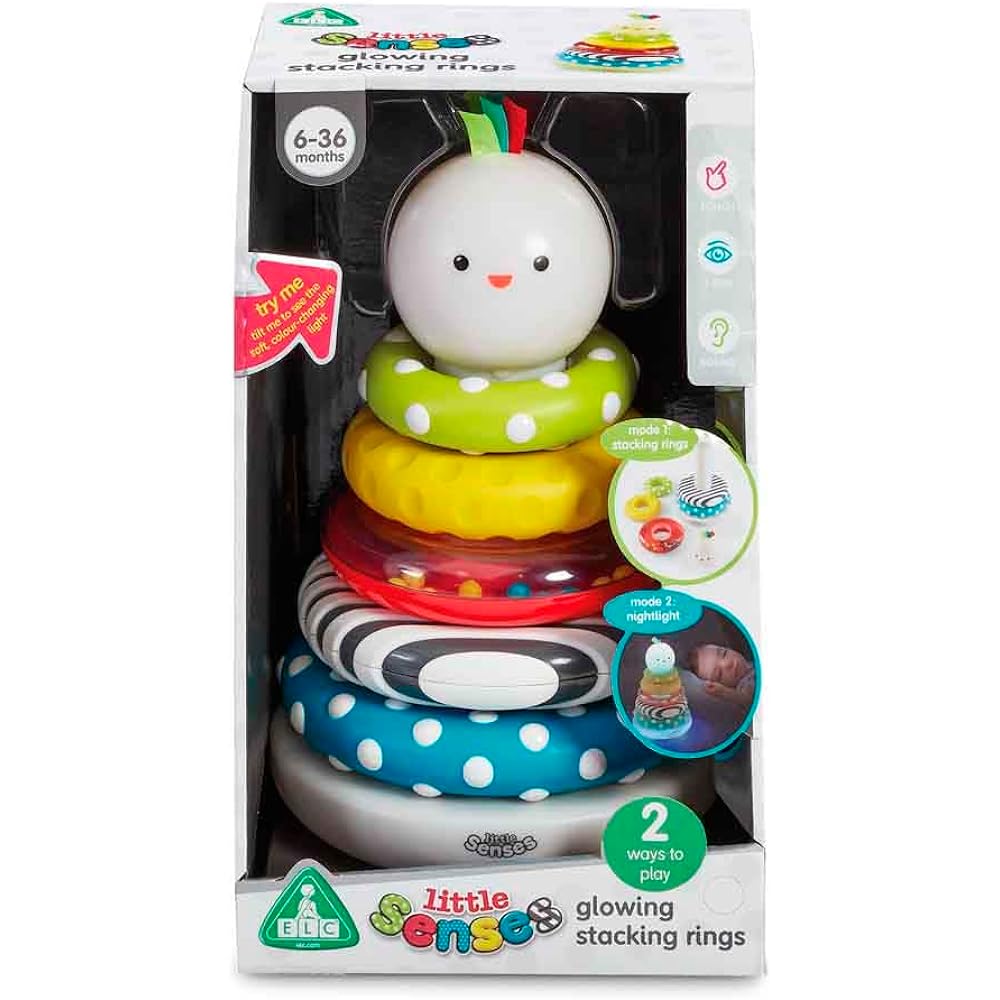 Early Learning Center Early Learning Center Glowing Stacking Ring Baby Toy Baby Toy Rattle Baby Gift 145794 Genuine Product