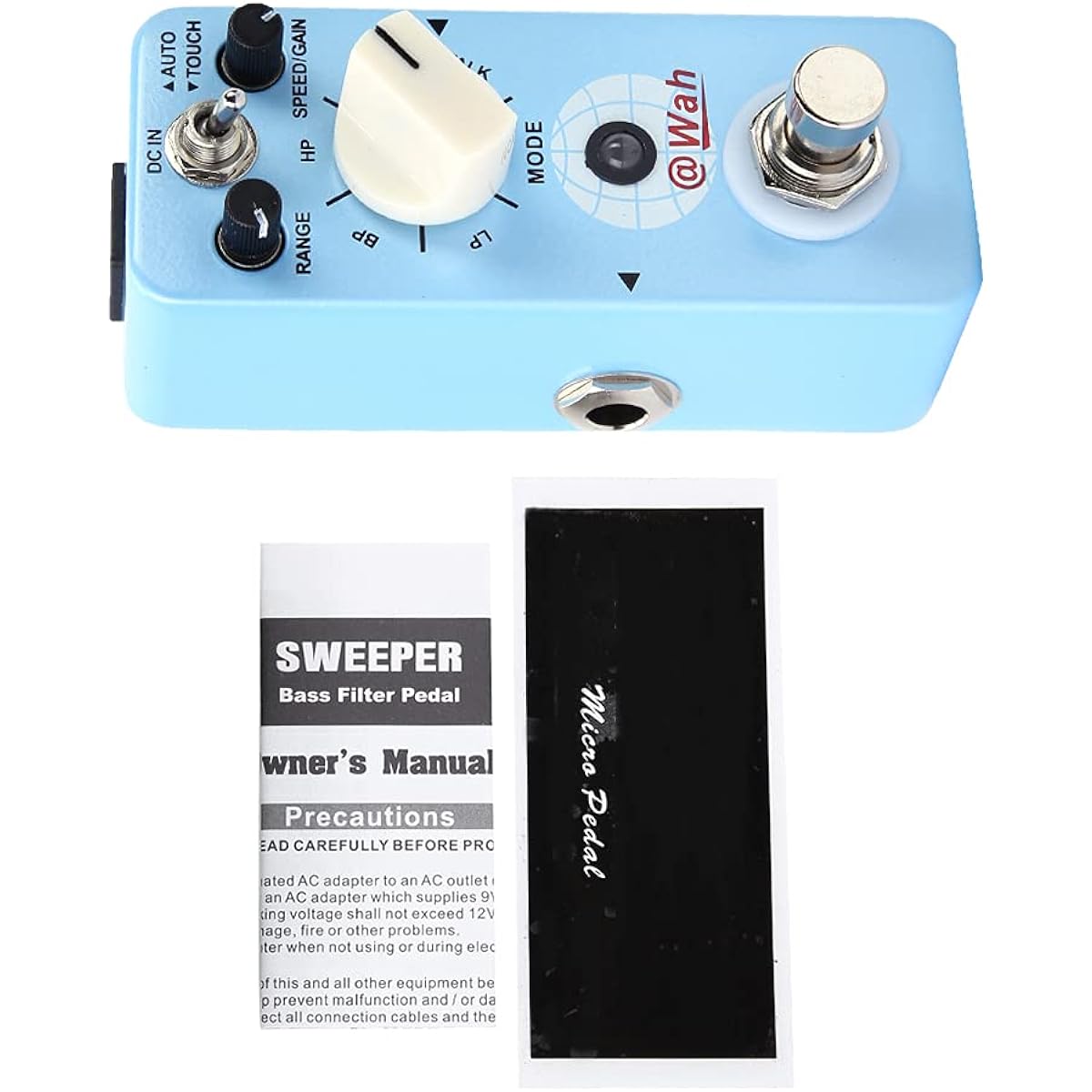Audio Auto Wah Electric Auto Wah 2 Gear Selection Home Musical Instrument Tool for Stage Performance Music Lovers