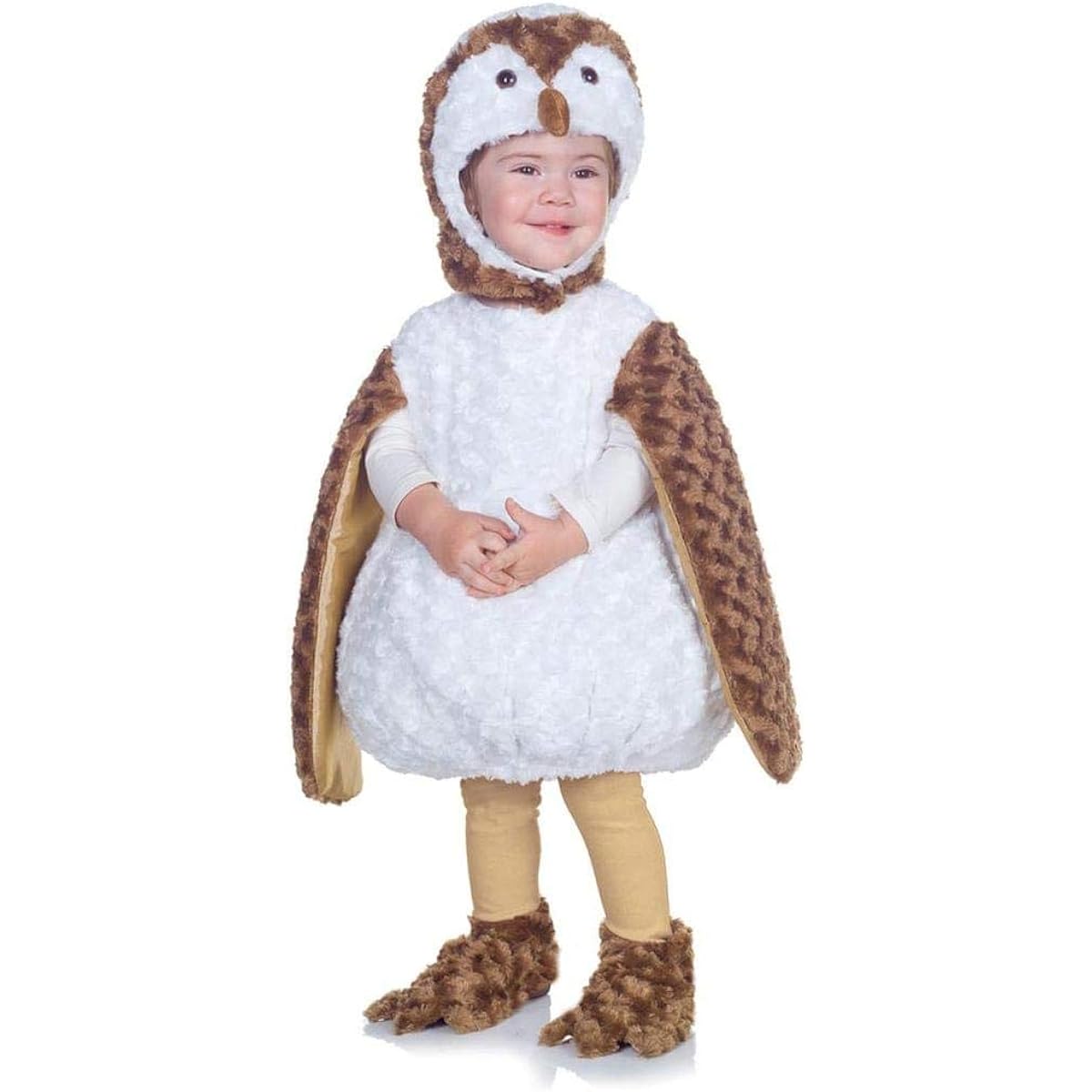 White Barn Owl Toddler Costume White owl costume for toddlers♪Halloween♪Size: 2T-4T