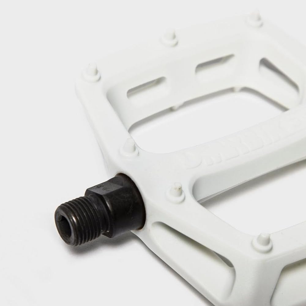 DMR (DMR) V6 PLASTIC PEDAL CRO-MO AXLE WHITE