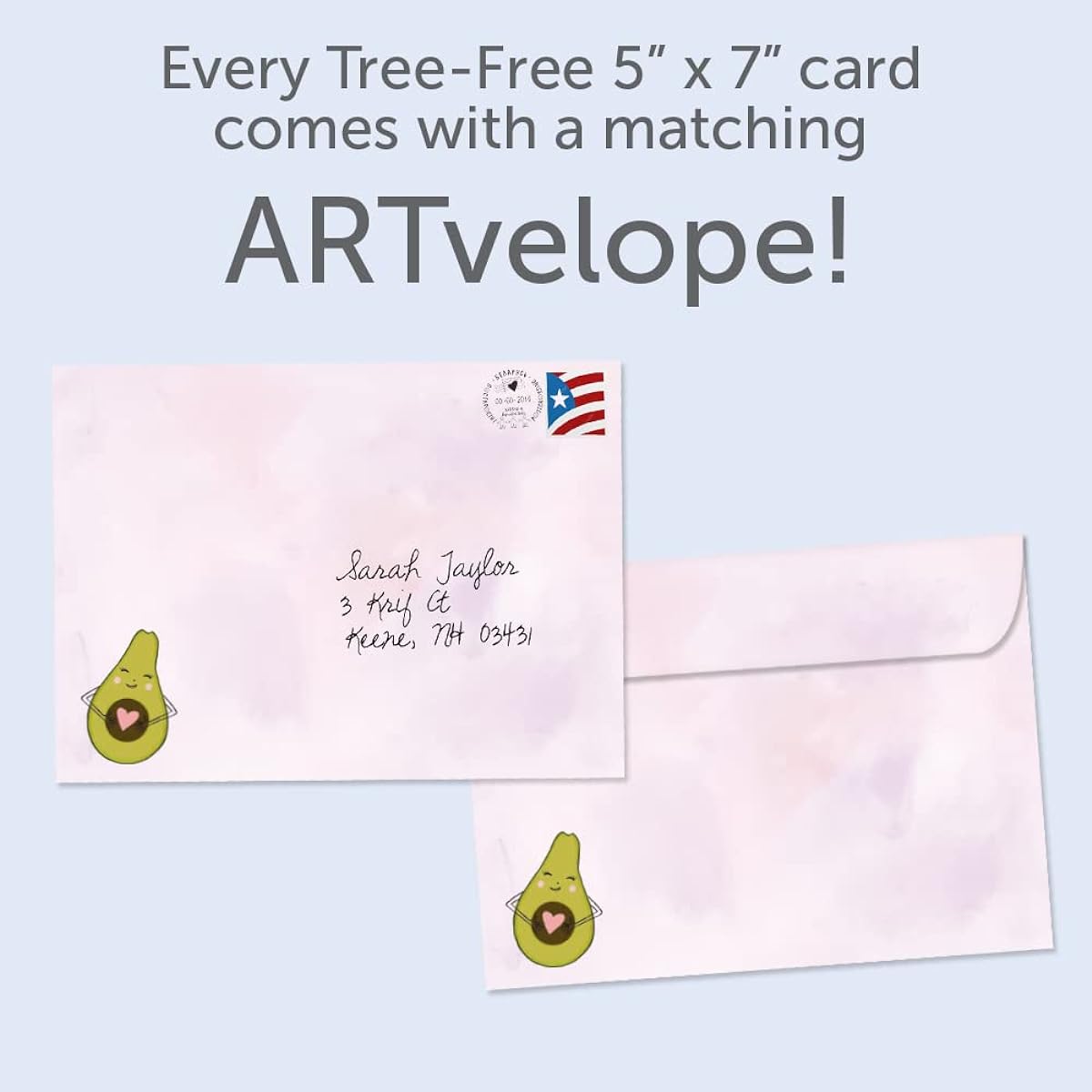 Tree-Free Greetings Mother's Day Greeting Cards, Eco-Friendly, Made in the USA, 100% Recycled Paper, 5"x7", Con-Guac-Ulations (GO64314)