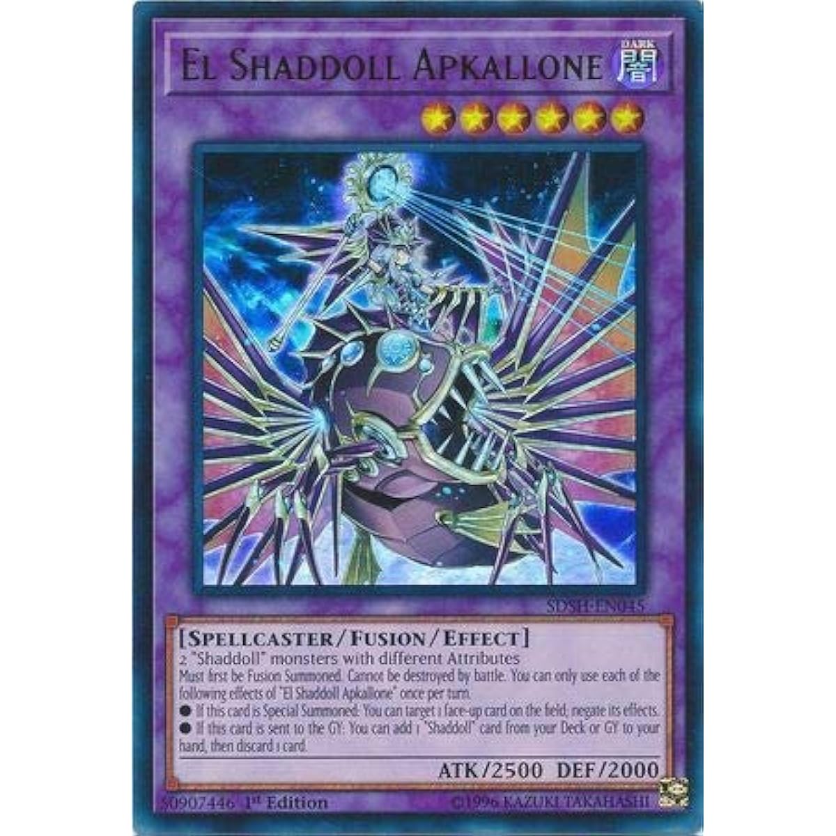 El Shadol Apkallone SDSH-EN045 Ultra Rare 1st Edition