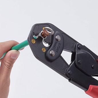 Lobtex Co., Ltd. Crimping tool Usage range 14, 22, 38 AK38A Red