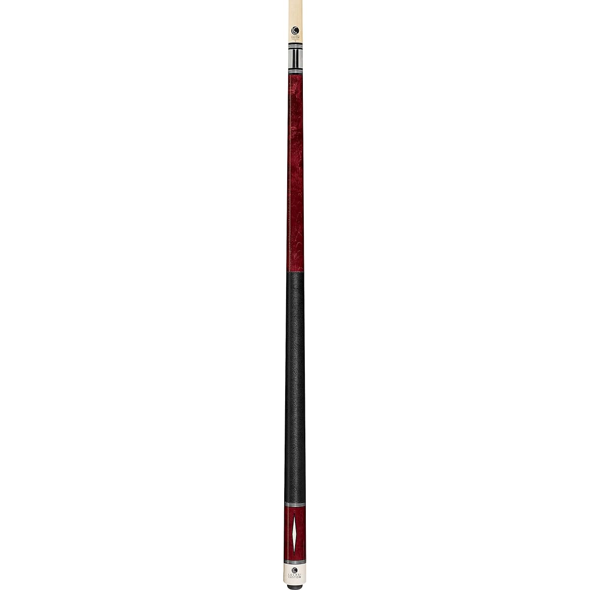 Lucasi Dark Wood Diamond Pool Cue (L-D1)