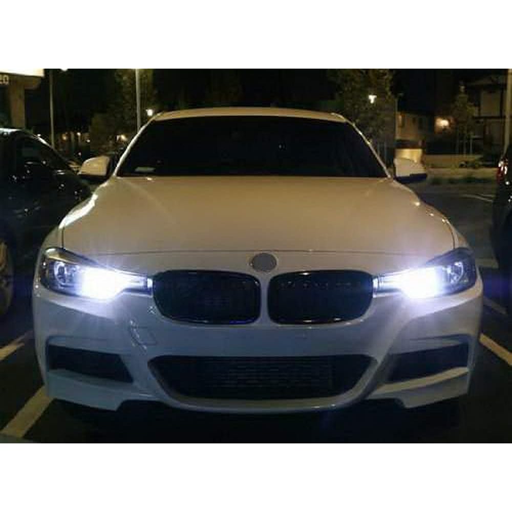 iJDMTOY (2) Xenon White Error Free PW24W LED Replacement Bulb Compatible with Volkswagen MK7 Golf GTI; BMW: F30 3 Series 320i 328i 335i Daytime Running Light (DRL)