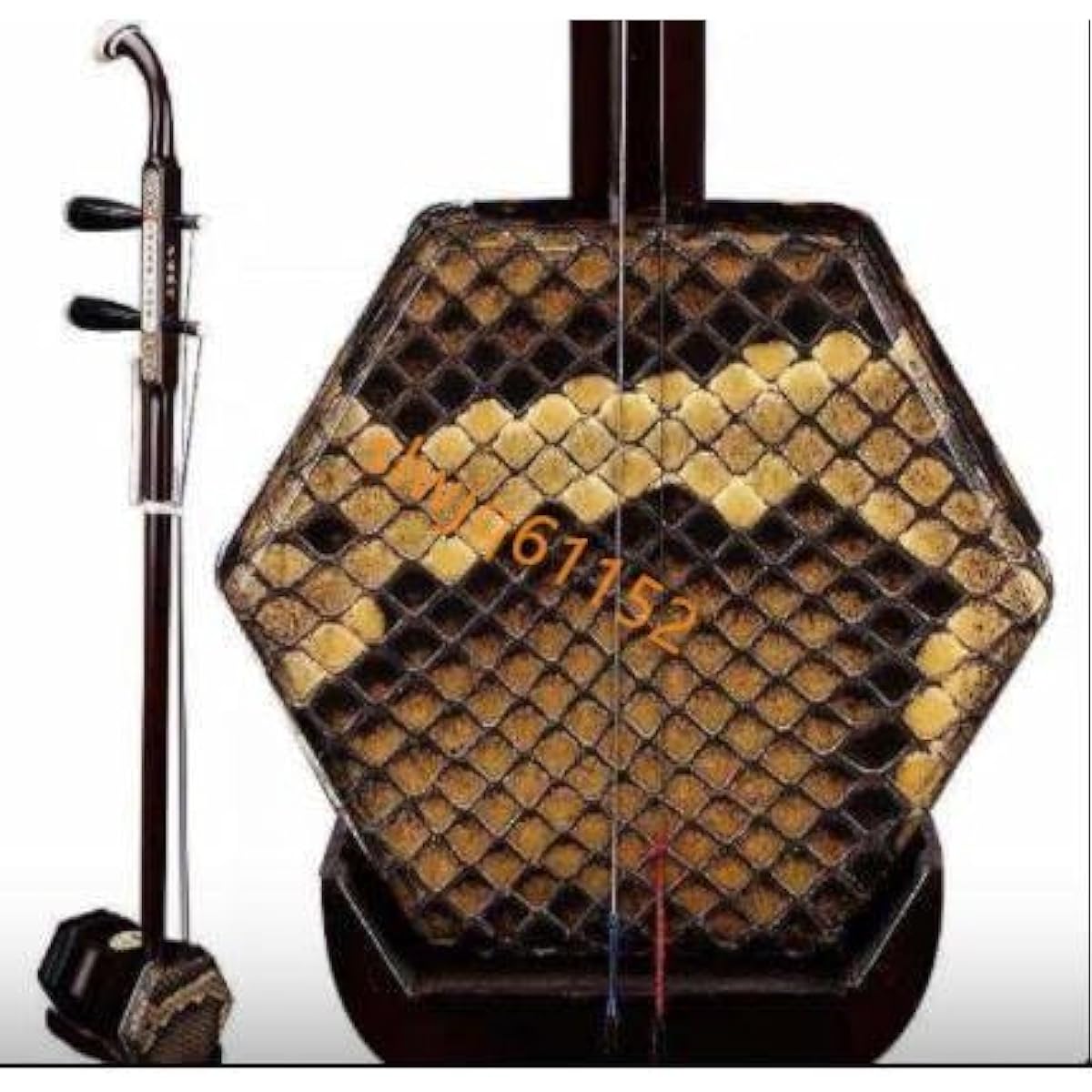 Recommended Suzhou Erhu Chinese Instrument Erhu Kokyu Semi-Hard Case Set VVAH