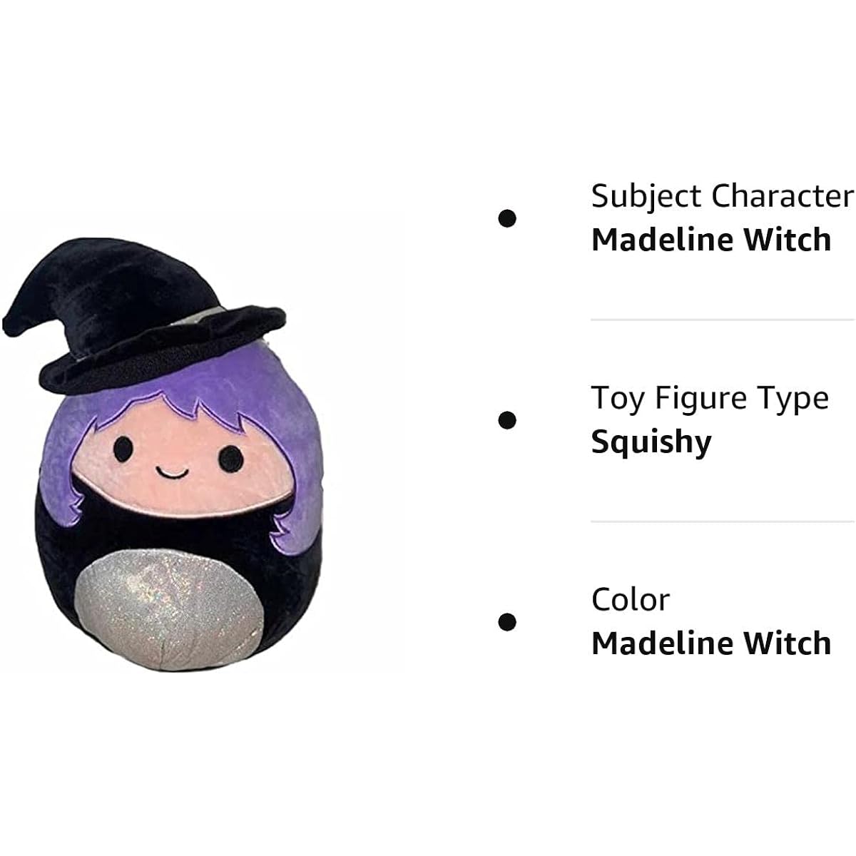 Squishmallow Official KellyToy Halloween Squishy Soft Plush Animal (Madeline Witch 12 inch)