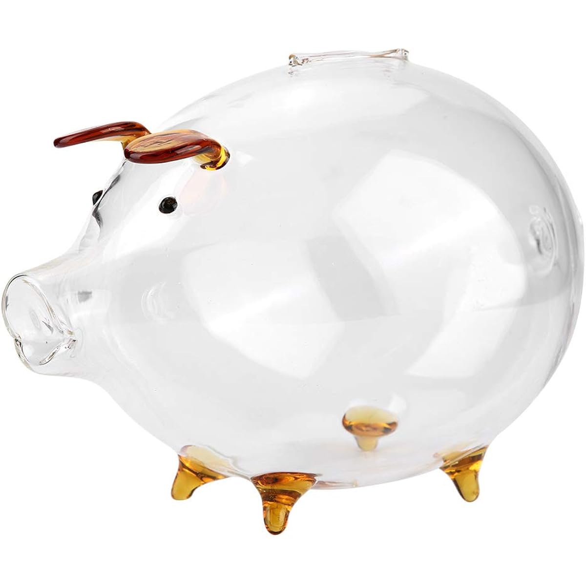 Big Pig Banks Clear Glass Money Box Glass Clear Glass Pig Coin Saver Money Box Piggy Bank Gift for Kids