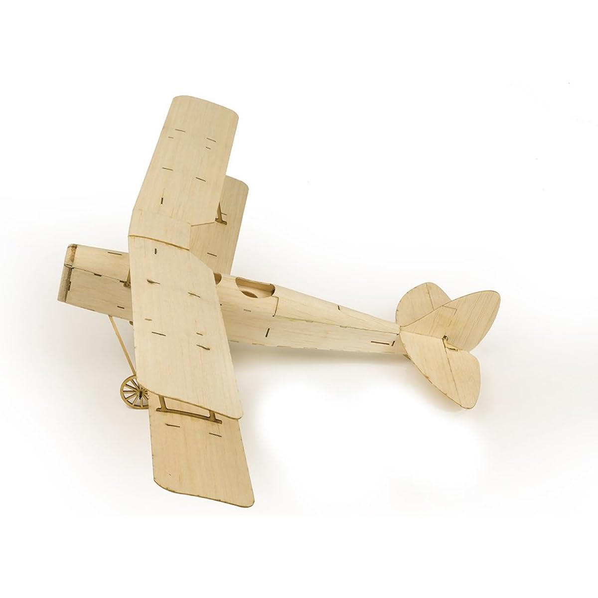 Dancing Wings Hobby Micro Indoor Balsa Wood Electric Airplane 400mm De Havilland DH82A Tiger Moth; Build Your Own Balsa Aircraft Laser Cut Kit