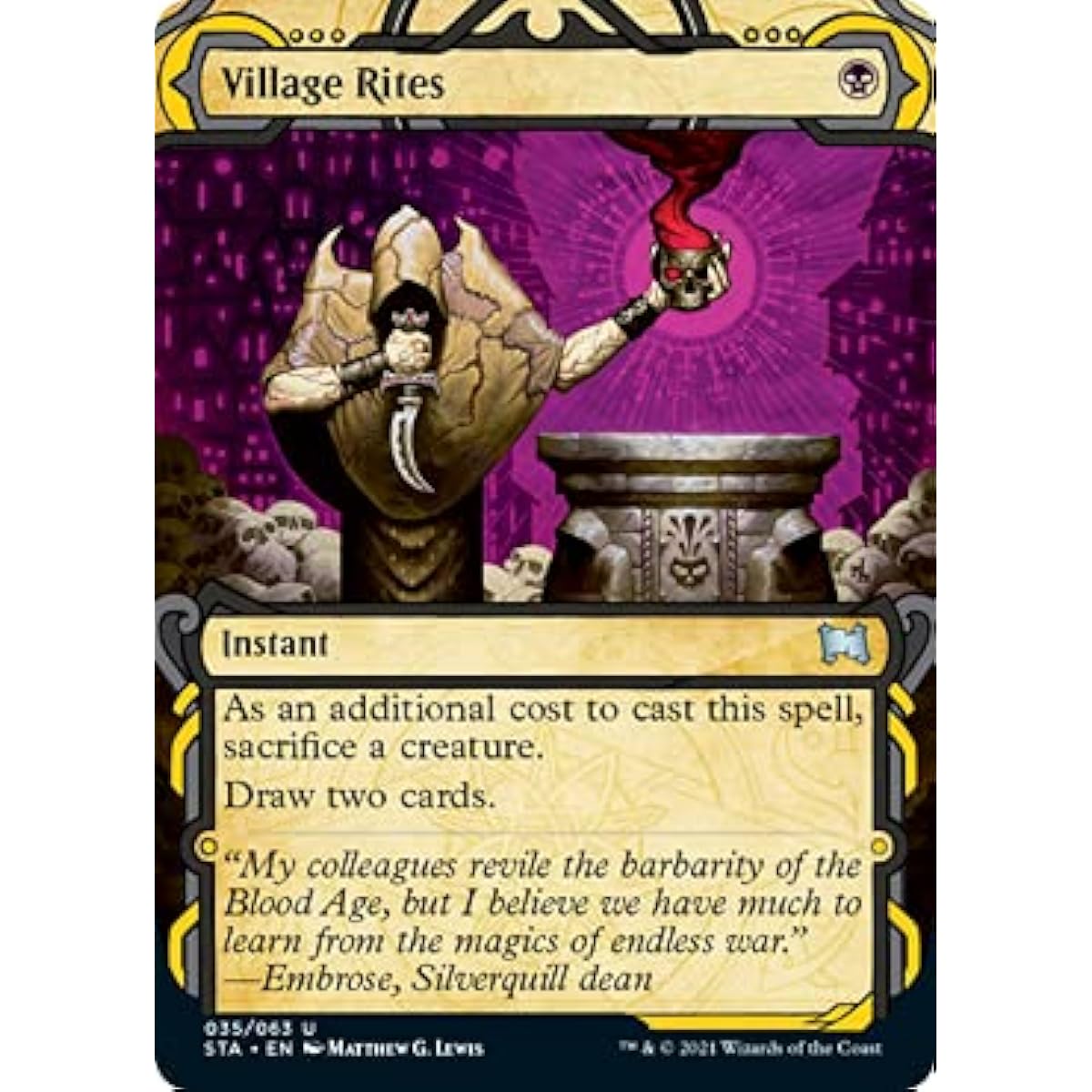 Magic: The Gathering - Village Rites - Strixhaven: Mystical Archives