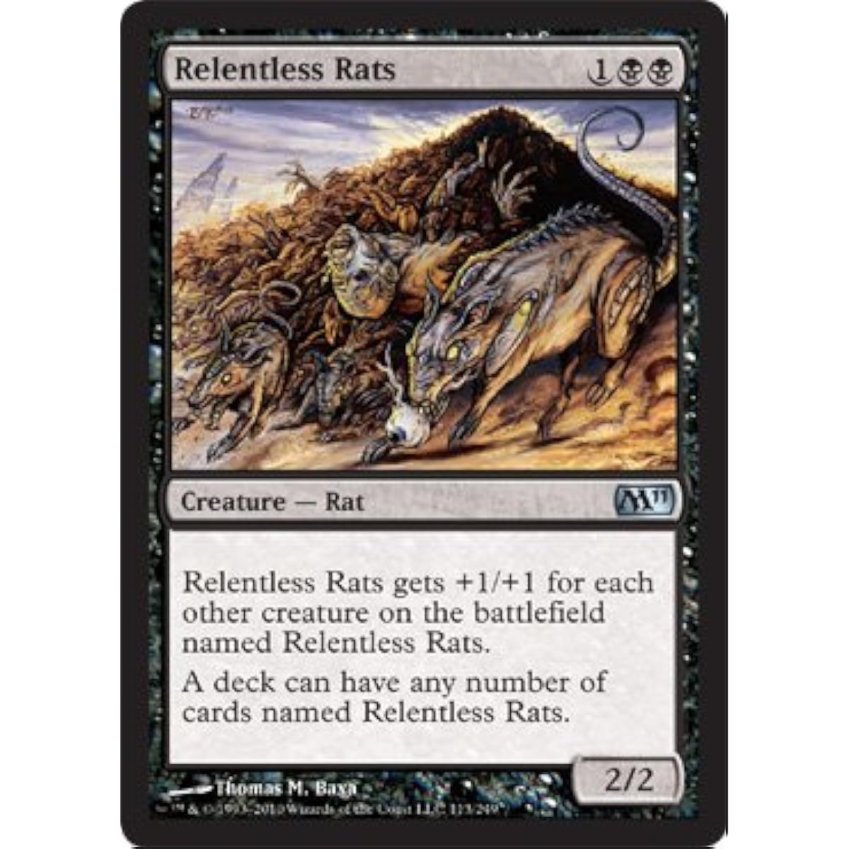 Relentless Rats - Magic 2011 (M11) - Uncommon